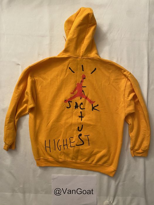 Nike travis scott online hoodie yellow