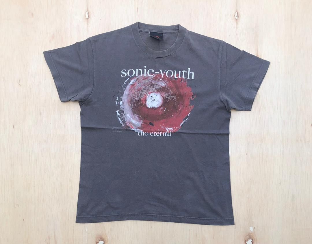 Pre-owned Band Tees X Vintage Tee A36 The Sonic Youth In Black