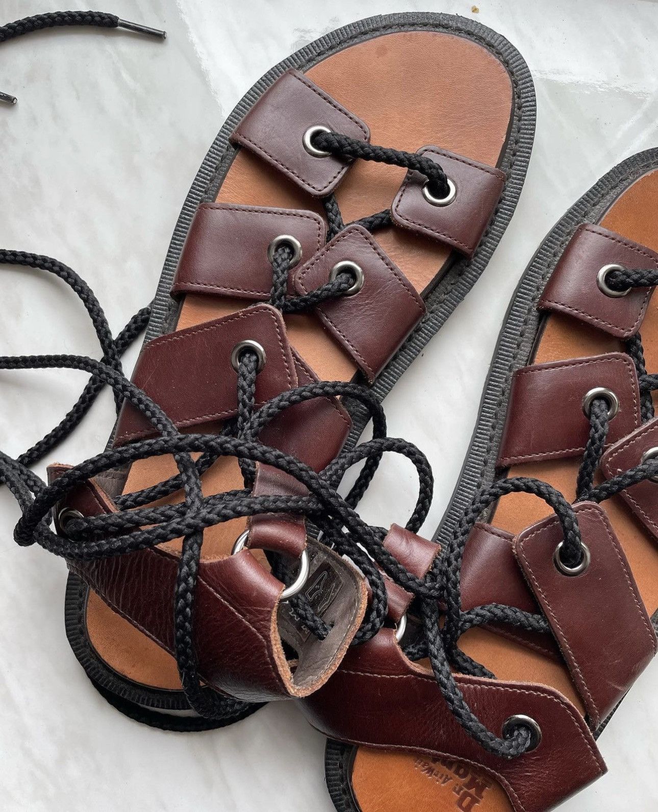 Dr. Martens Vintage Gladiator Sandals Dr. Martens rare Avant-garde Size US 9 / EU 42 - 8 Thumbnail