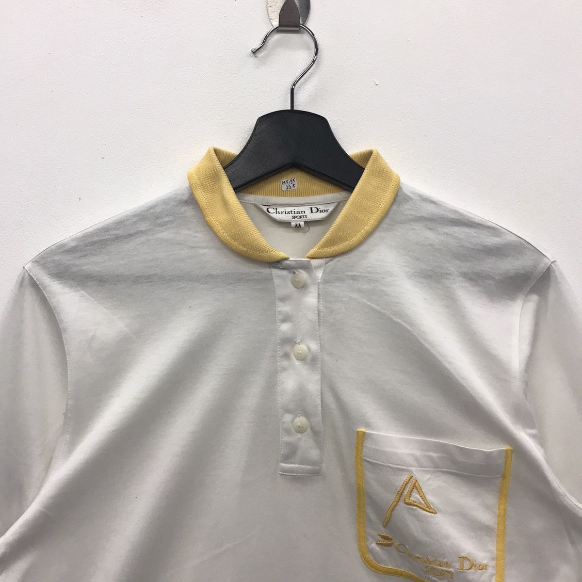 Christian Dior Monsieur × Vintage *Rare!! Vintage Christian Dior Sports Polo Long Sleeve Tee Size US M / EU 48-50 / 2 - 2 Thumbnail