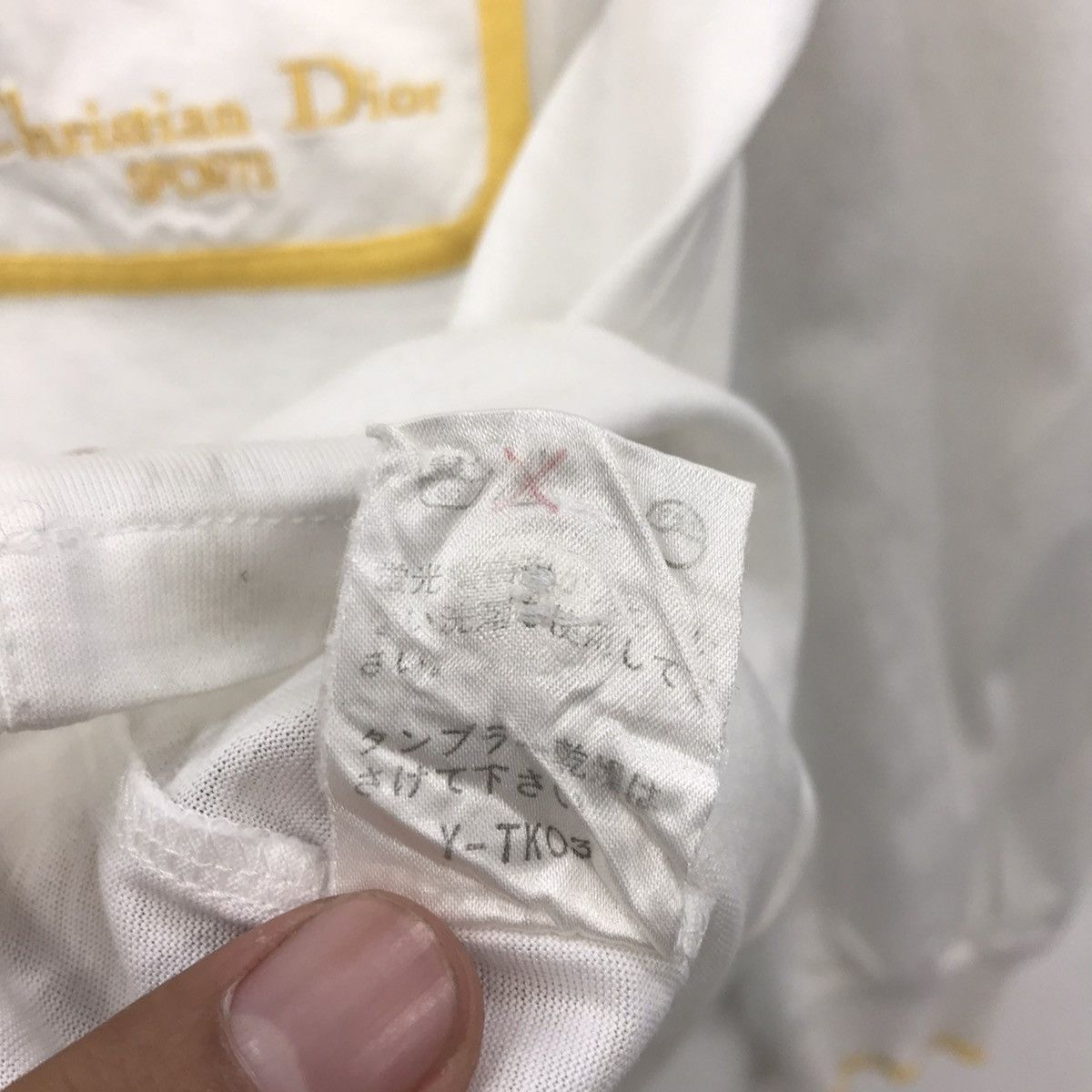 Christian Dior Monsieur × Vintage *Rare!! Vintage Christian Dior Sports Polo Long Sleeve Tee Size US M / EU 48-50 / 2 - 16 Thumbnail