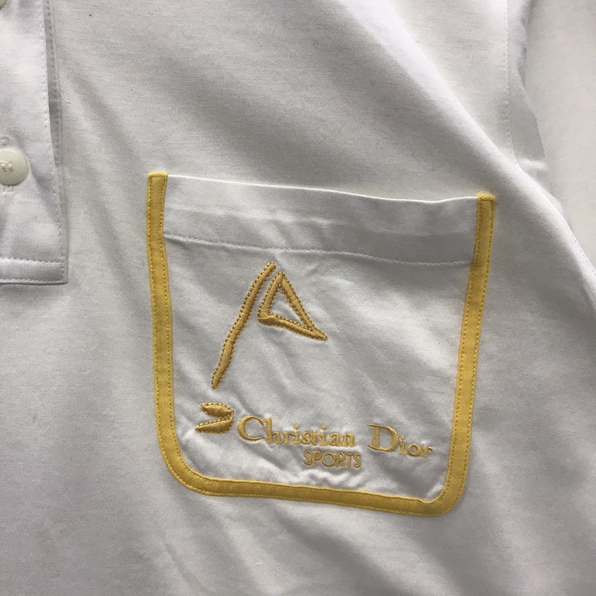 Christian Dior Monsieur × Vintage *Rare!! Vintage Christian Dior Sports Polo Long Sleeve Tee Size US M / EU 48-50 / 2 - 5 Thumbnail