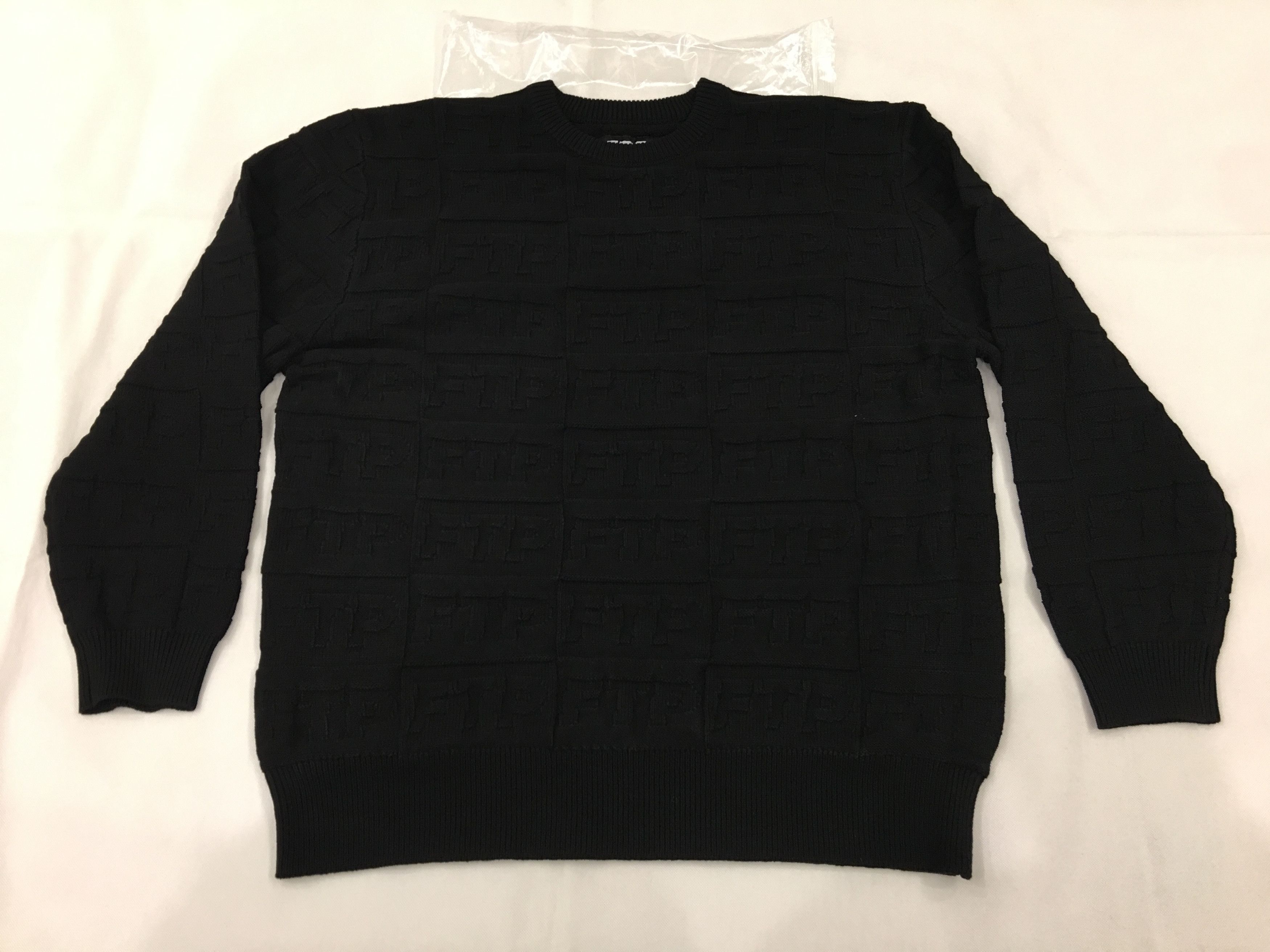 トップス FTP Repeat Logo Knit Sweater Fuck The Population Fuck the Population FTP Repeat Logo Knit