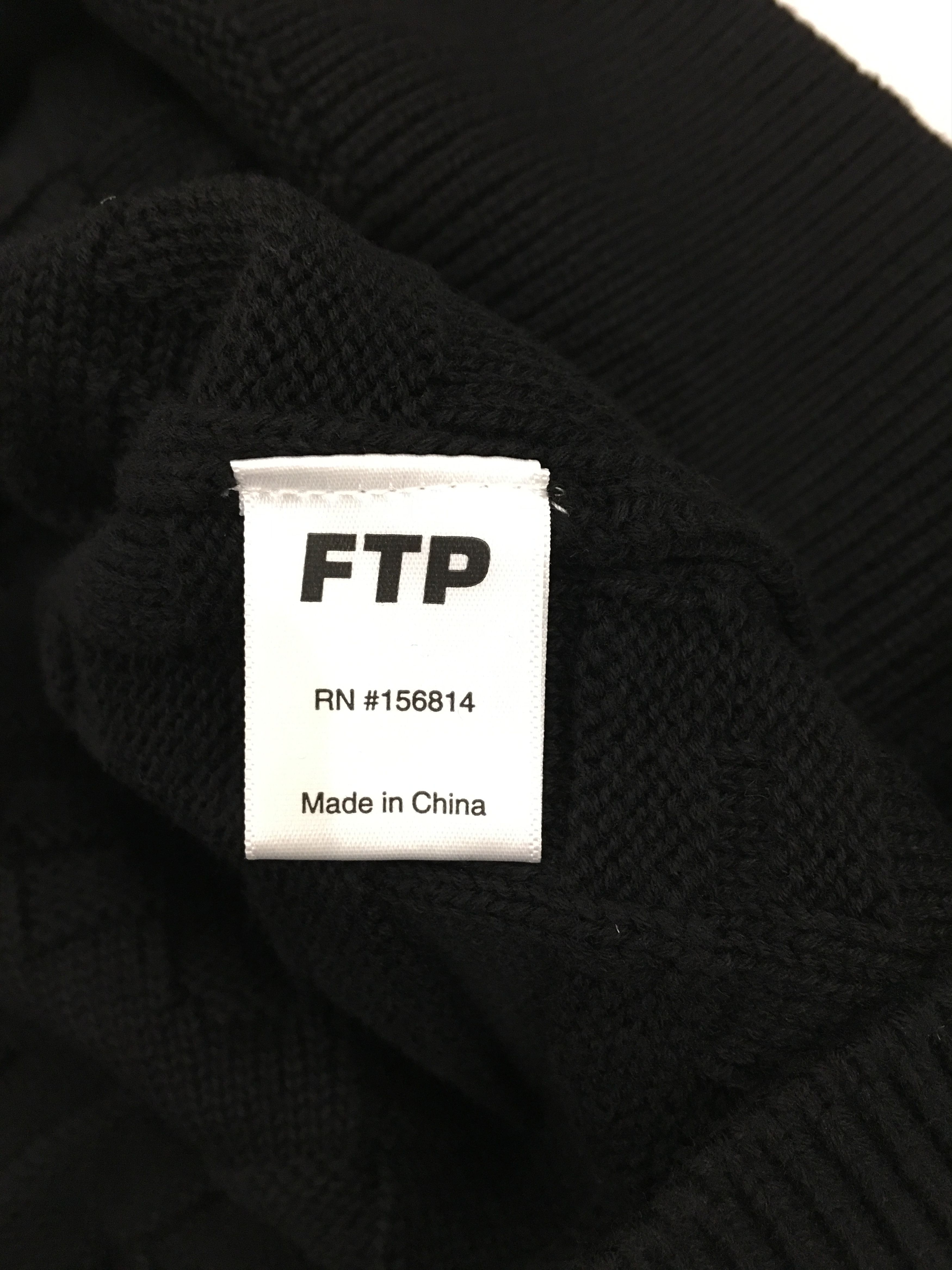Fuck The Population Fuck the Population FTP Repeat Logo Knit Sweater Black XL Size US XL / EU 56 / 4 - 6 Thumbnail