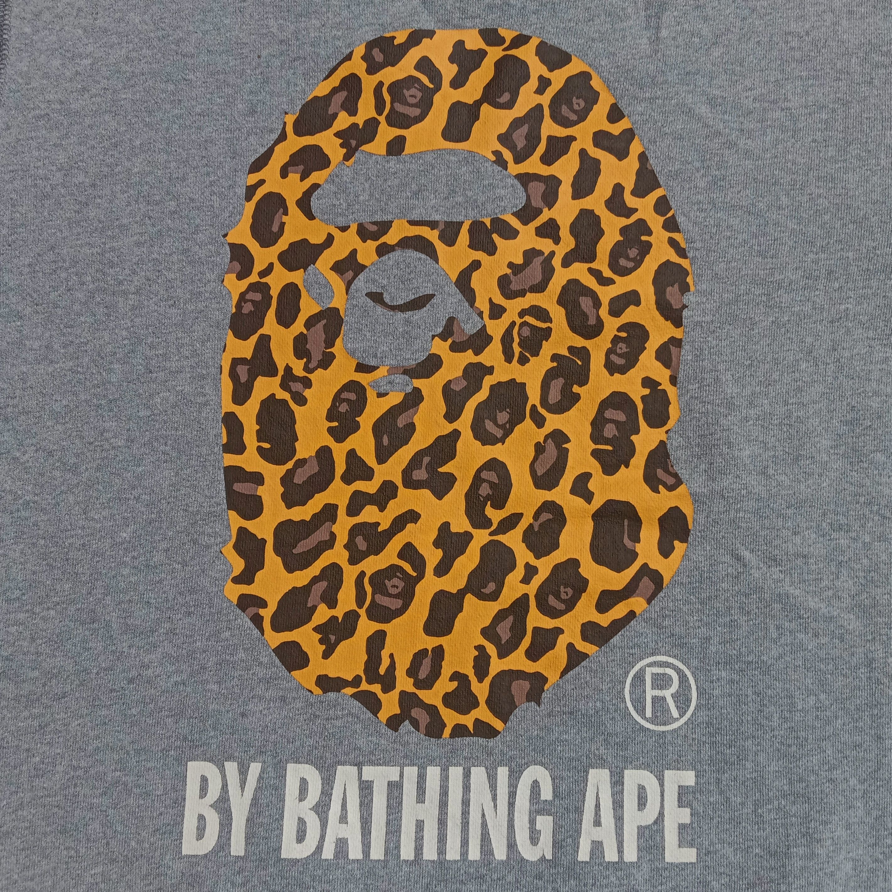 Bape 2014 Leopard Camo By Bathing Ape Crewneck Size US M / EU 48-50 / 2 - 2 Thumbnail