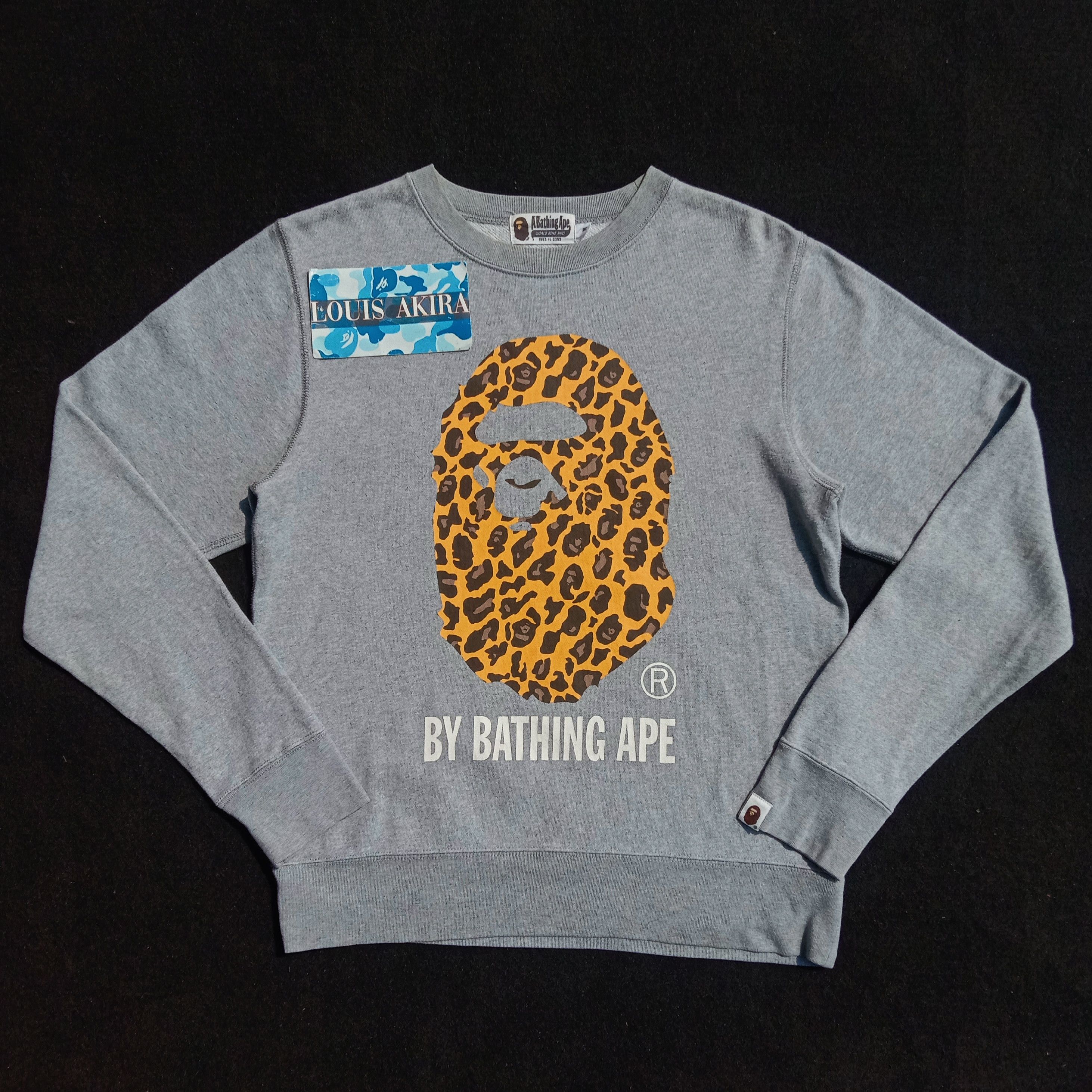 Bape 2014 Leopard Camo By Bathing Ape Crewneck Size US M / EU 48-50 / 2 - 1 Thumbnail