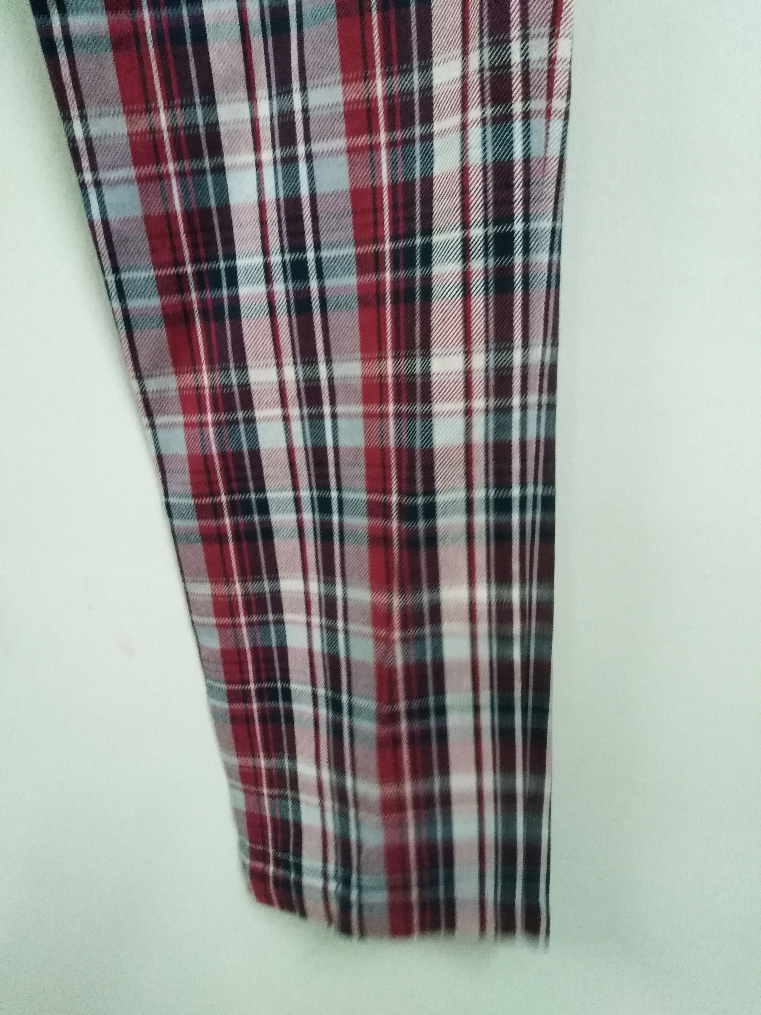 ABAHOUSE Japanese Abahouse Tartan Red Black Jeans Size US 32 / EU 48 - 13 Thumbnail