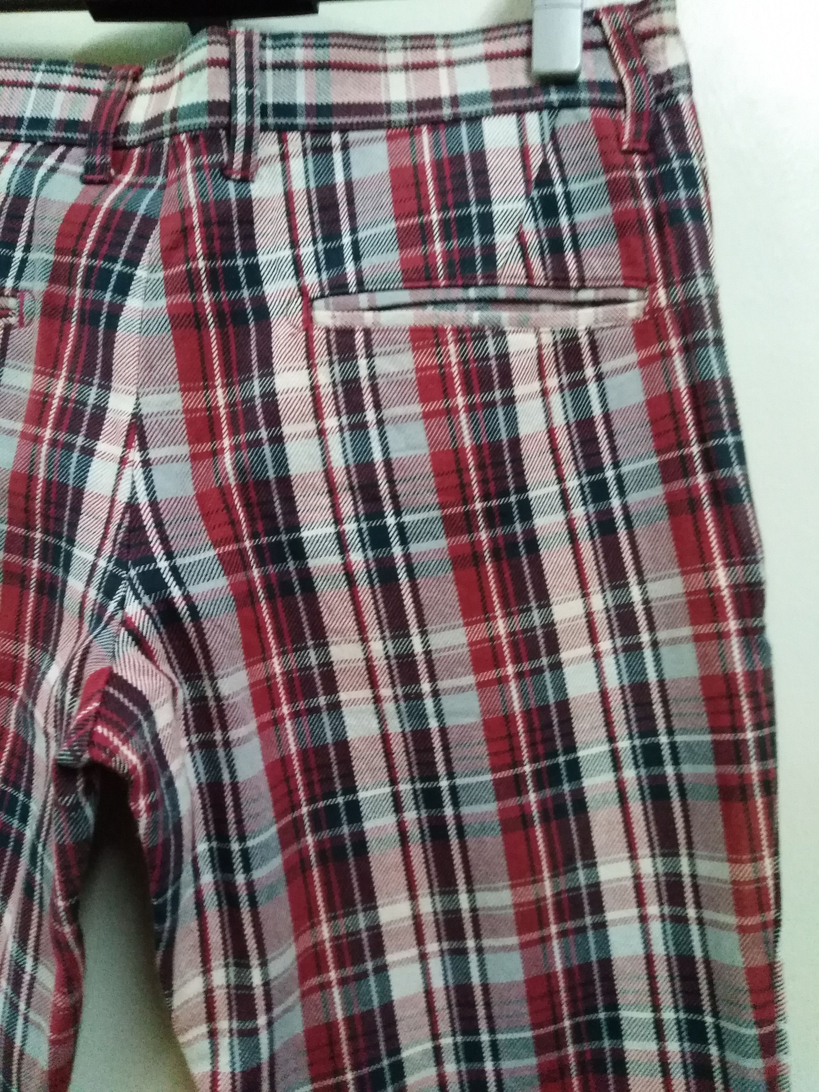ABAHOUSE Japanese Abahouse Tartan Red Black Jeans Size US 32 / EU 48 - 10 Thumbnail