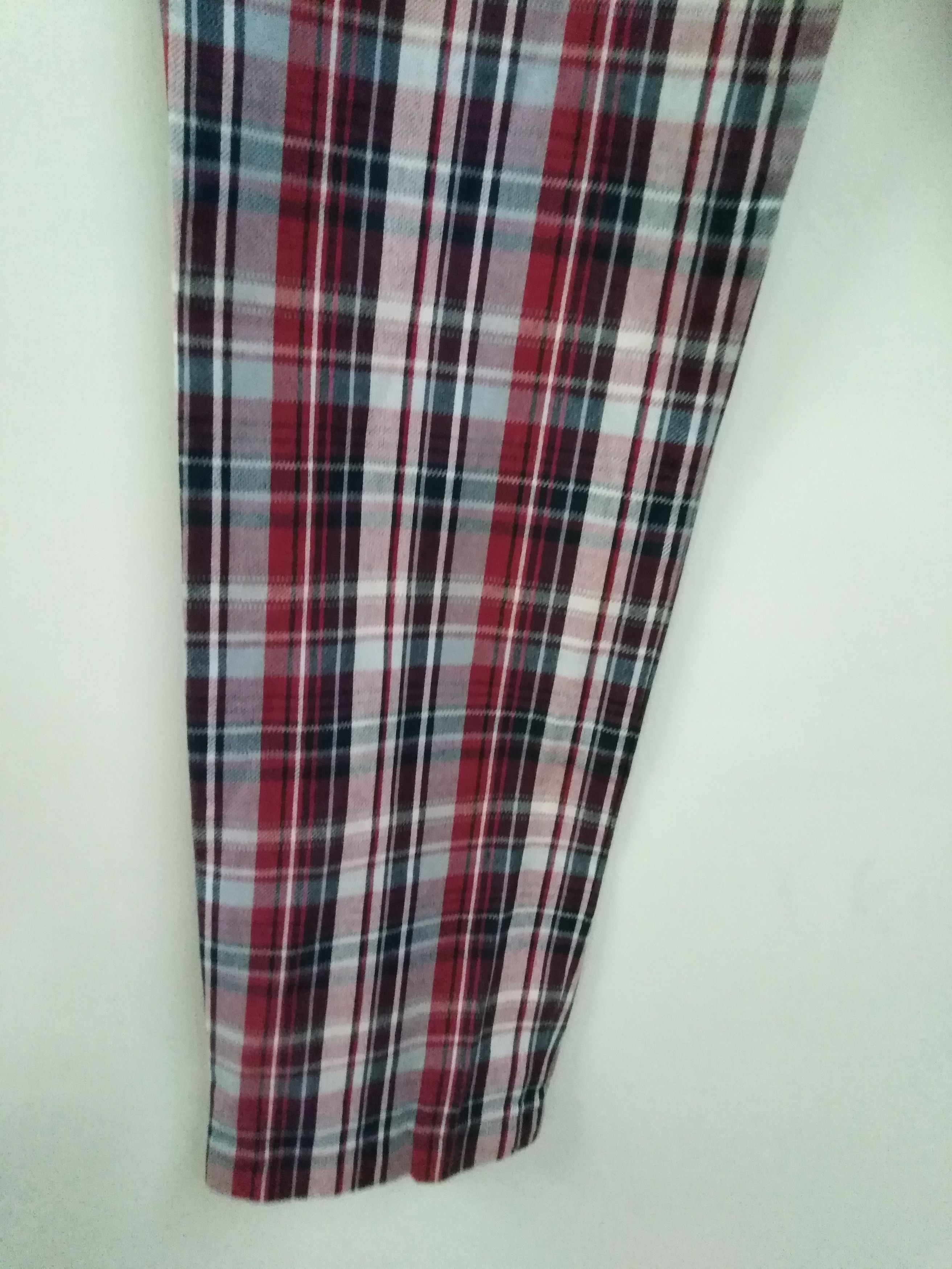 ABAHOUSE Japanese Abahouse Tartan Red Black Jeans Size US 32 / EU 48 - 15 Thumbnail