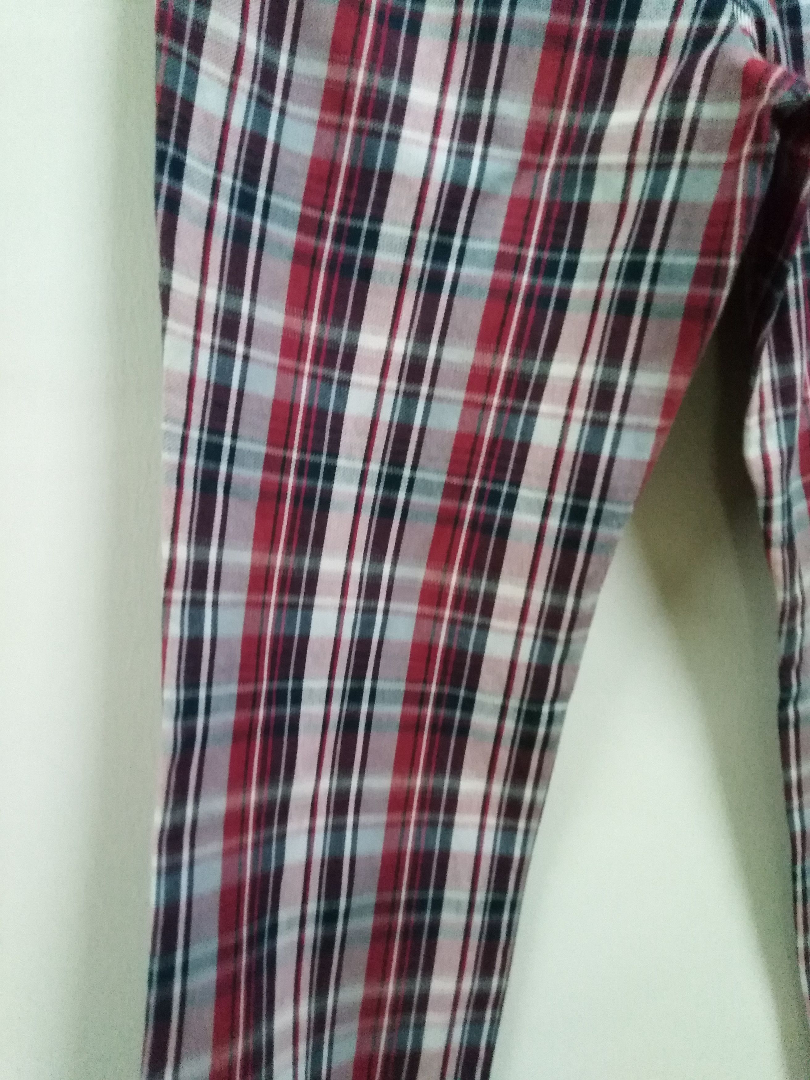 ABAHOUSE Japanese Abahouse Tartan Red Black Jeans Size US 32 / EU 48 - 14 Thumbnail