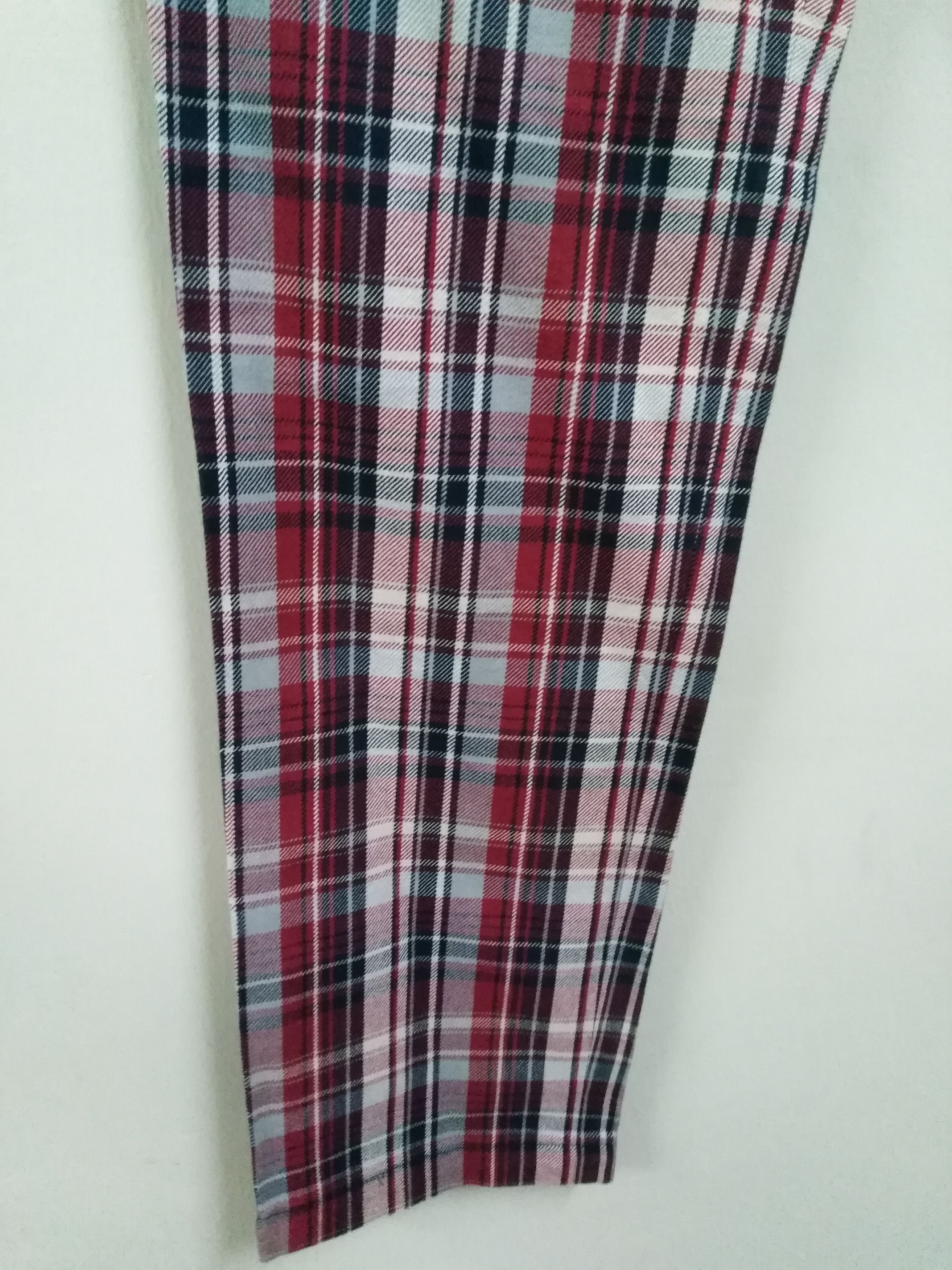 ABAHOUSE Japanese Abahouse Tartan Red Black Jeans Size US 32 / EU 48 - 9 Thumbnail