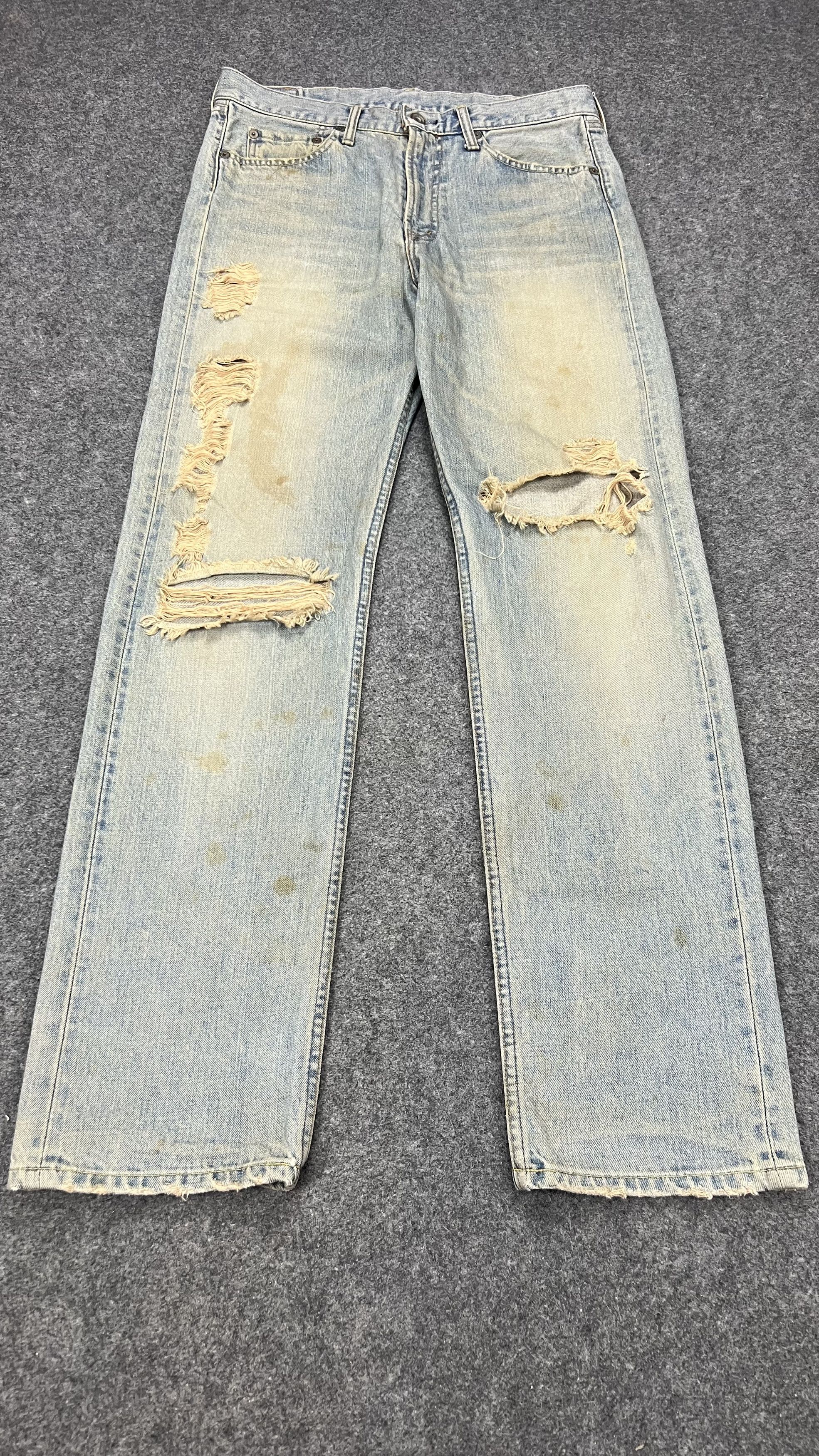 Vintage Ripped T&C Surf Jeans Size US 33 - 3 Thumbnail
