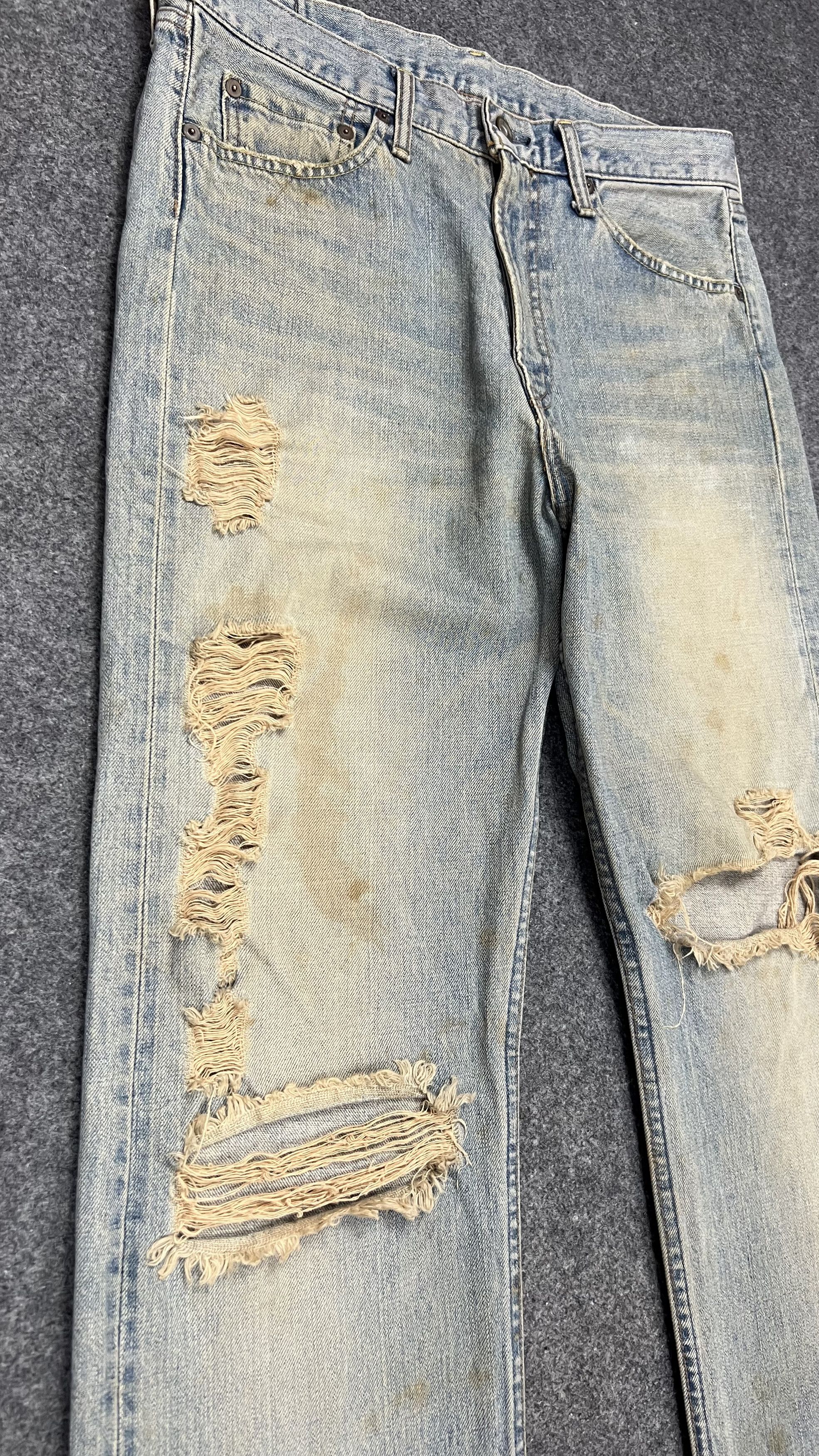 Vintage Ripped T&C Surf Jeans Size US 33 - 2 Thumbnail