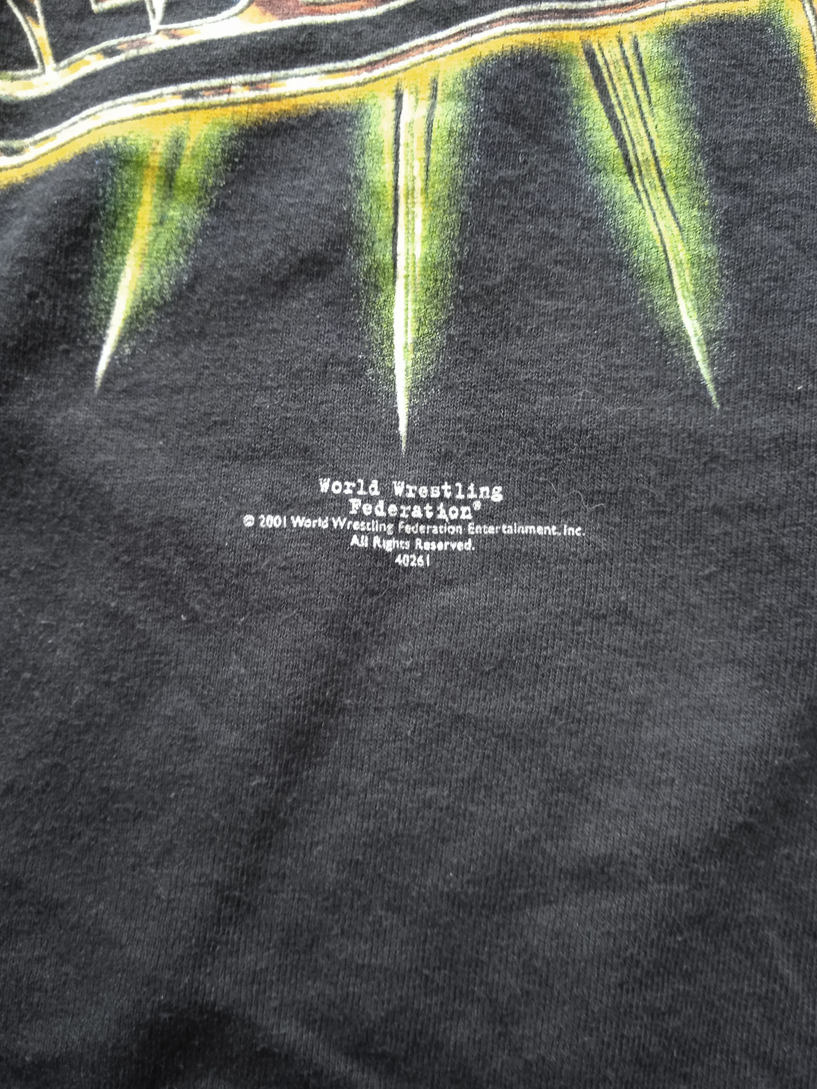 WWF Vintage 00s WWF Wrestlemania X7 PPV T-Shirt Y2K Size US L / EU 52-54 / 3 - 2 Thumbnail