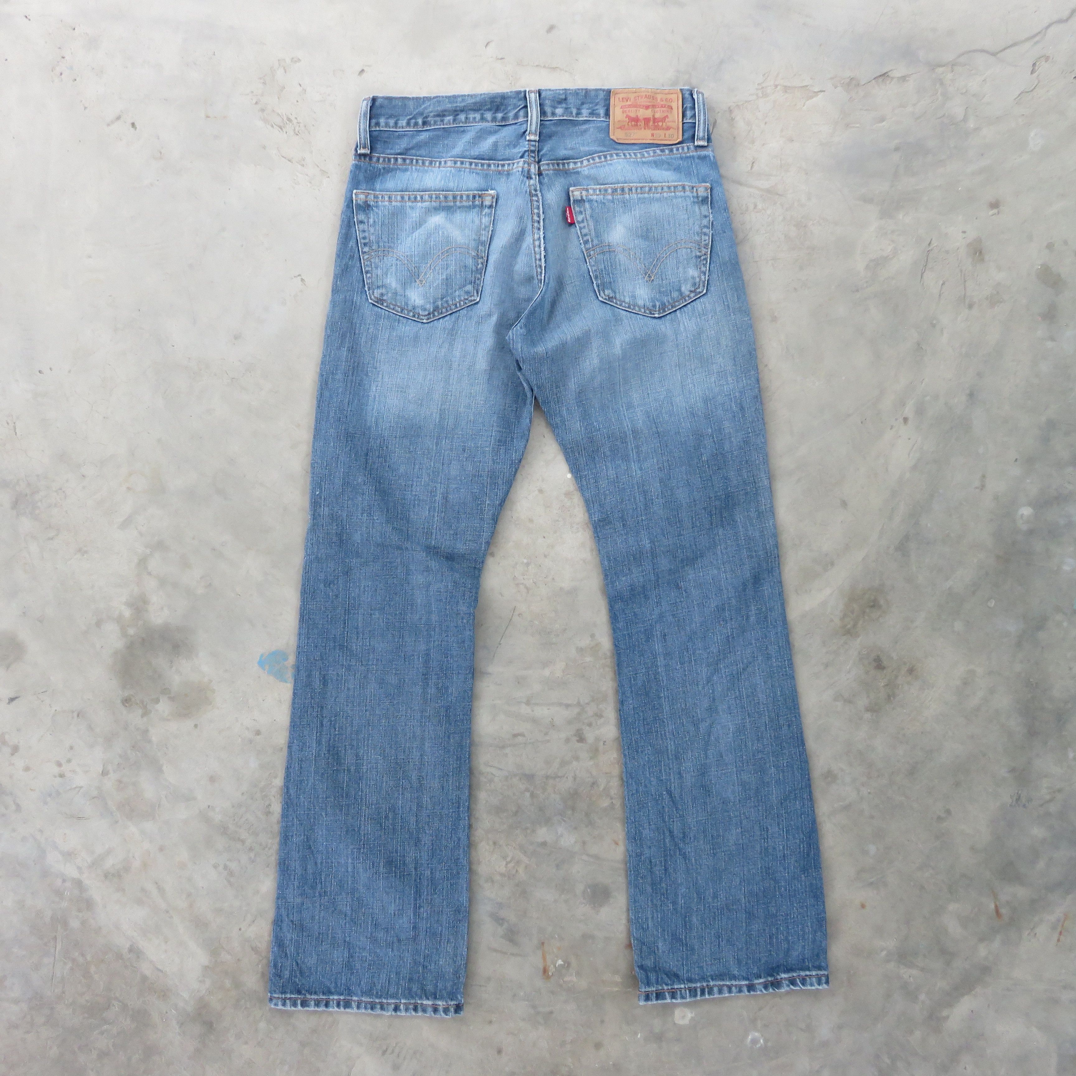 Levi's × Vintage Vintage Levis Bootcut Light Wash 527 Denim Jeans 29x30 Size US 29 - 7 Thumbnail