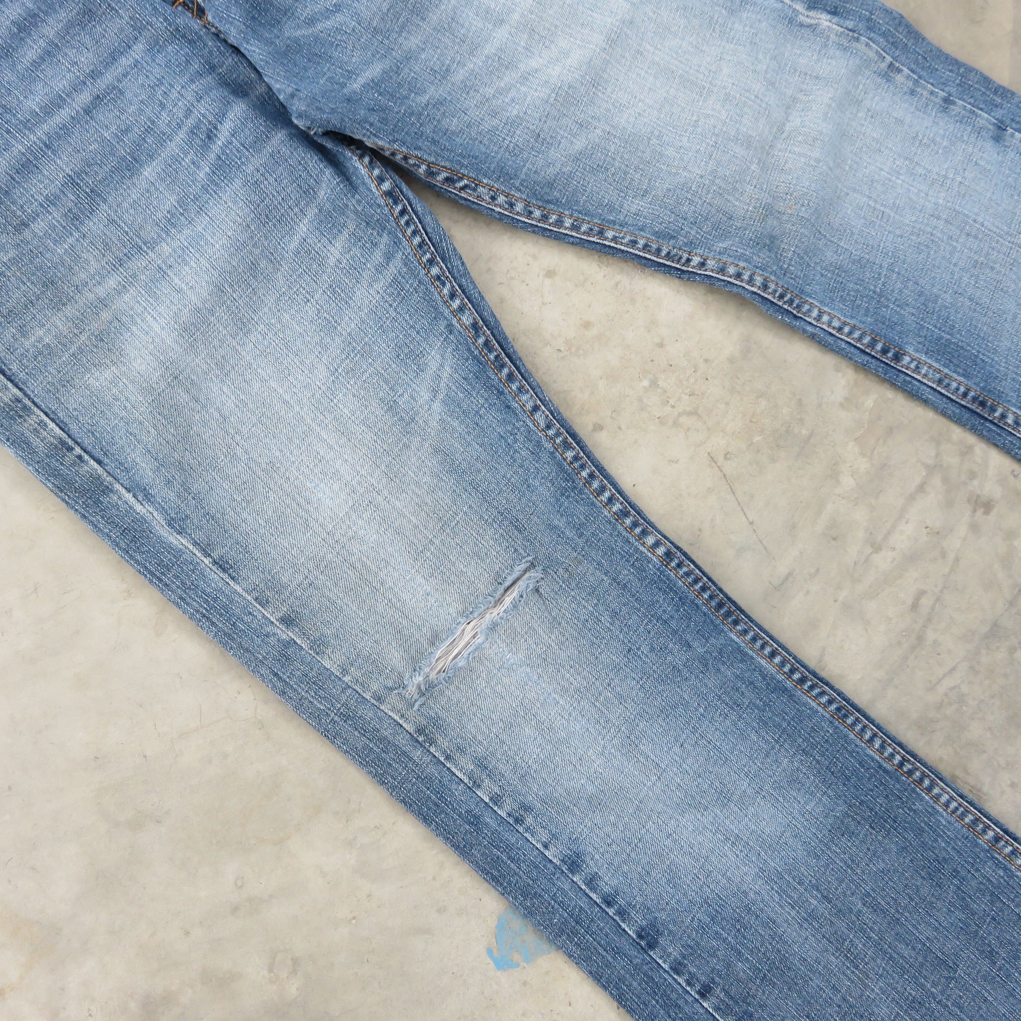 Levi's × Vintage Vintage Levis Bootcut Light Wash 527 Denim Jeans 29x30 Size US 29 - 3 Thumbnail