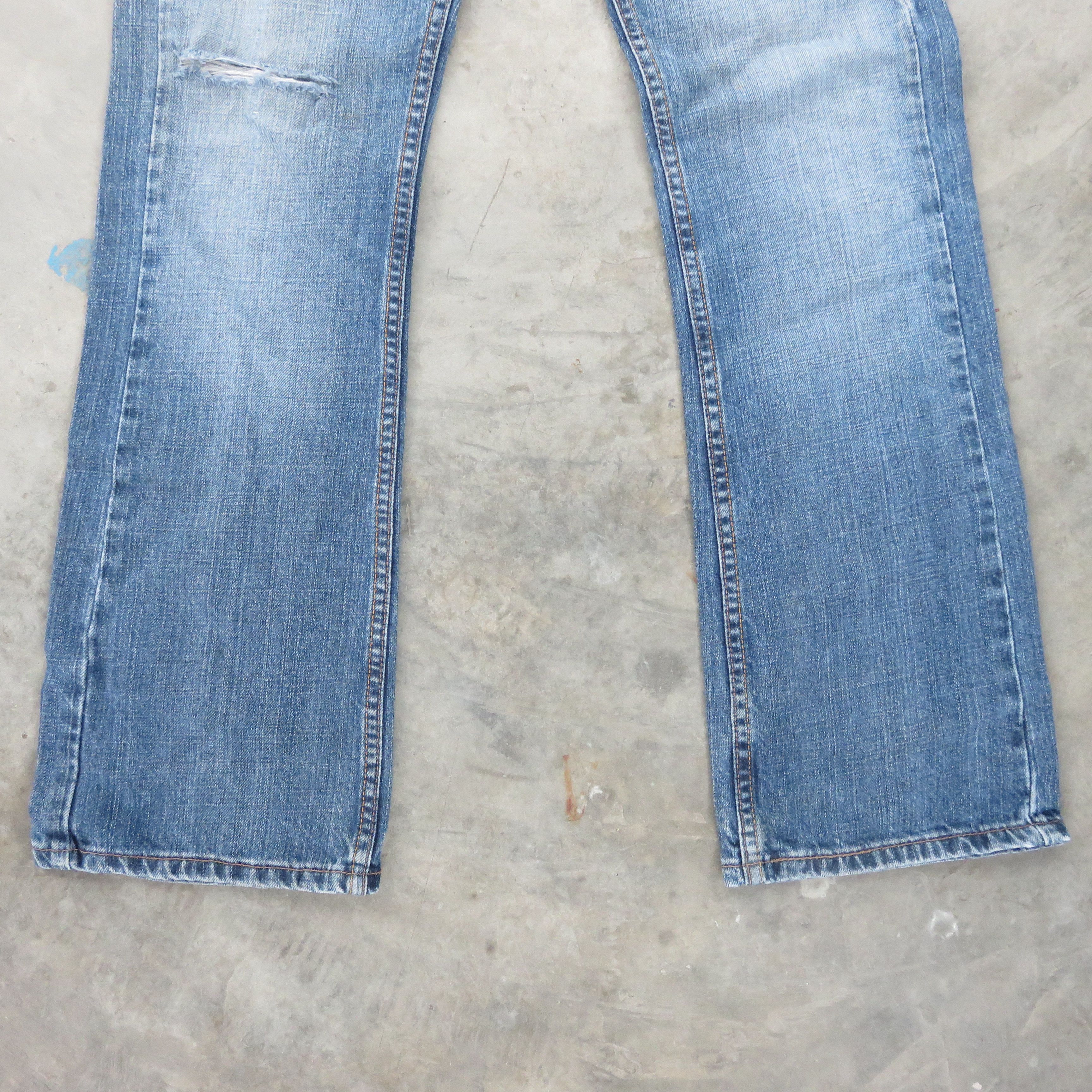 Levi's × Vintage Vintage Levis Bootcut Light Wash 527 Denim Jeans 29x30 Size US 29 - 4 Thumbnail