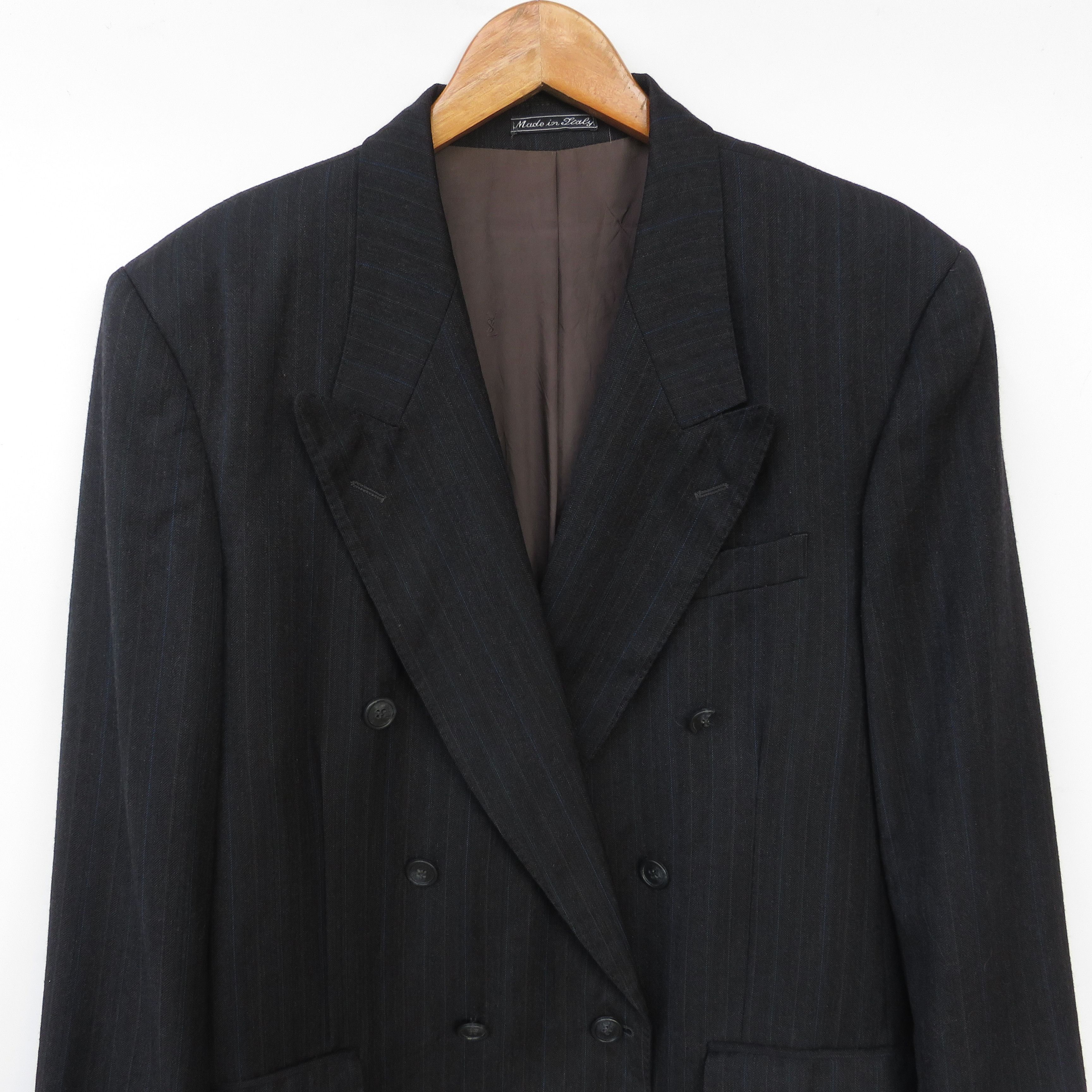 Vintage × Yves Saint Laurent YSL Yves Saint Laurent Double Breast Blazer Size 42R - 2 Thumbnail