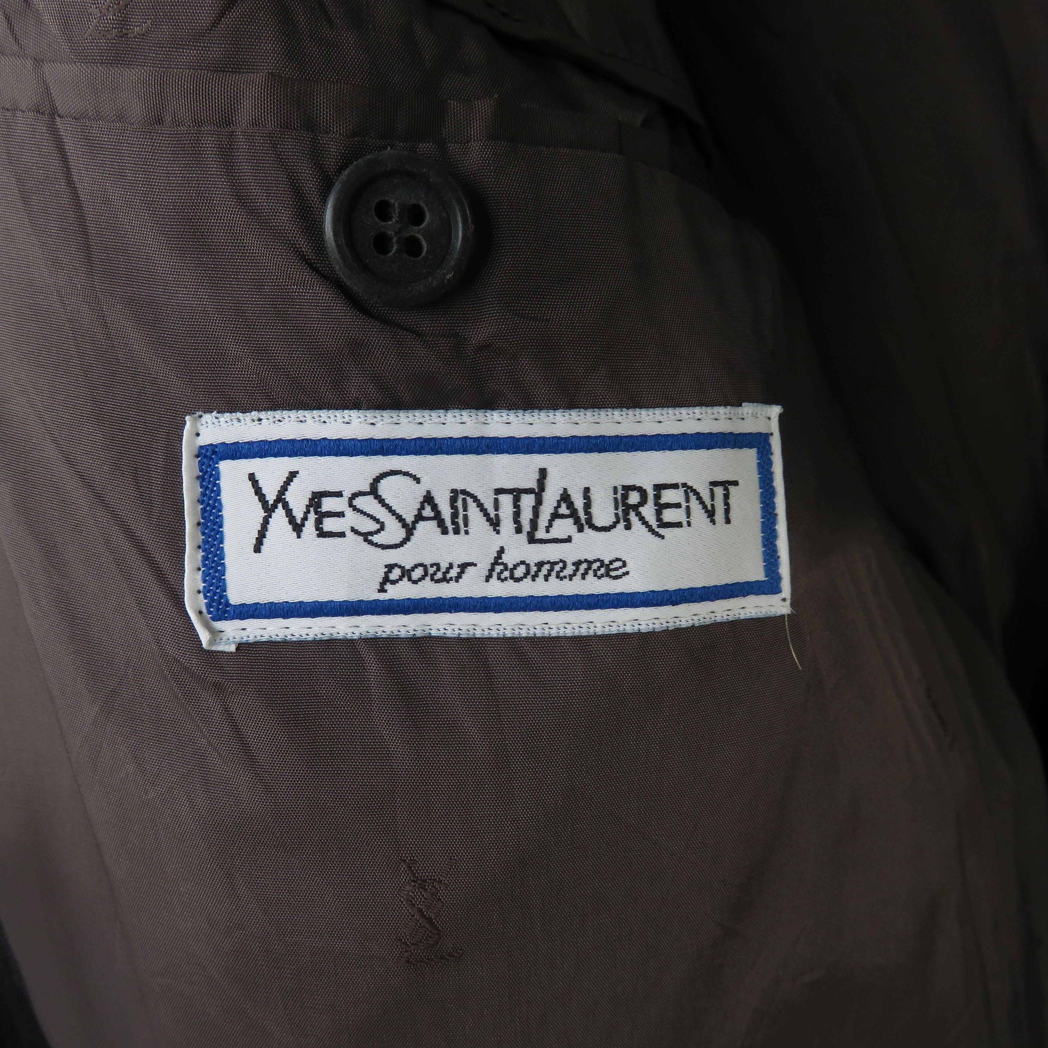 Vintage × Yves Saint Laurent YSL Yves Saint Laurent Double Breast Blazer Size 42R - 6 Thumbnail