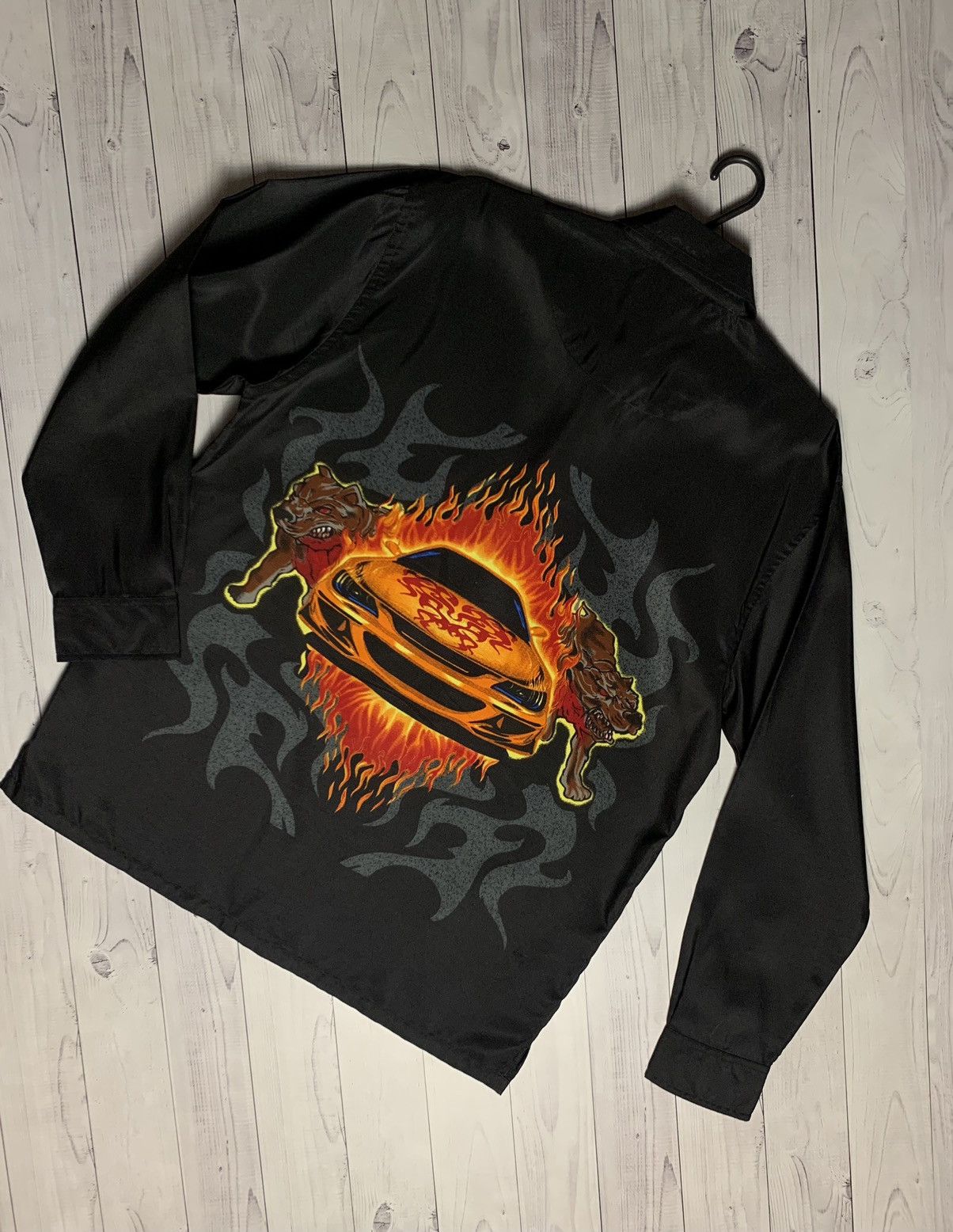 Vintage Vintage shirt Racing car fire dogs rare size L Size US L / EU 52-54 / 3 - 5 Thumbnail