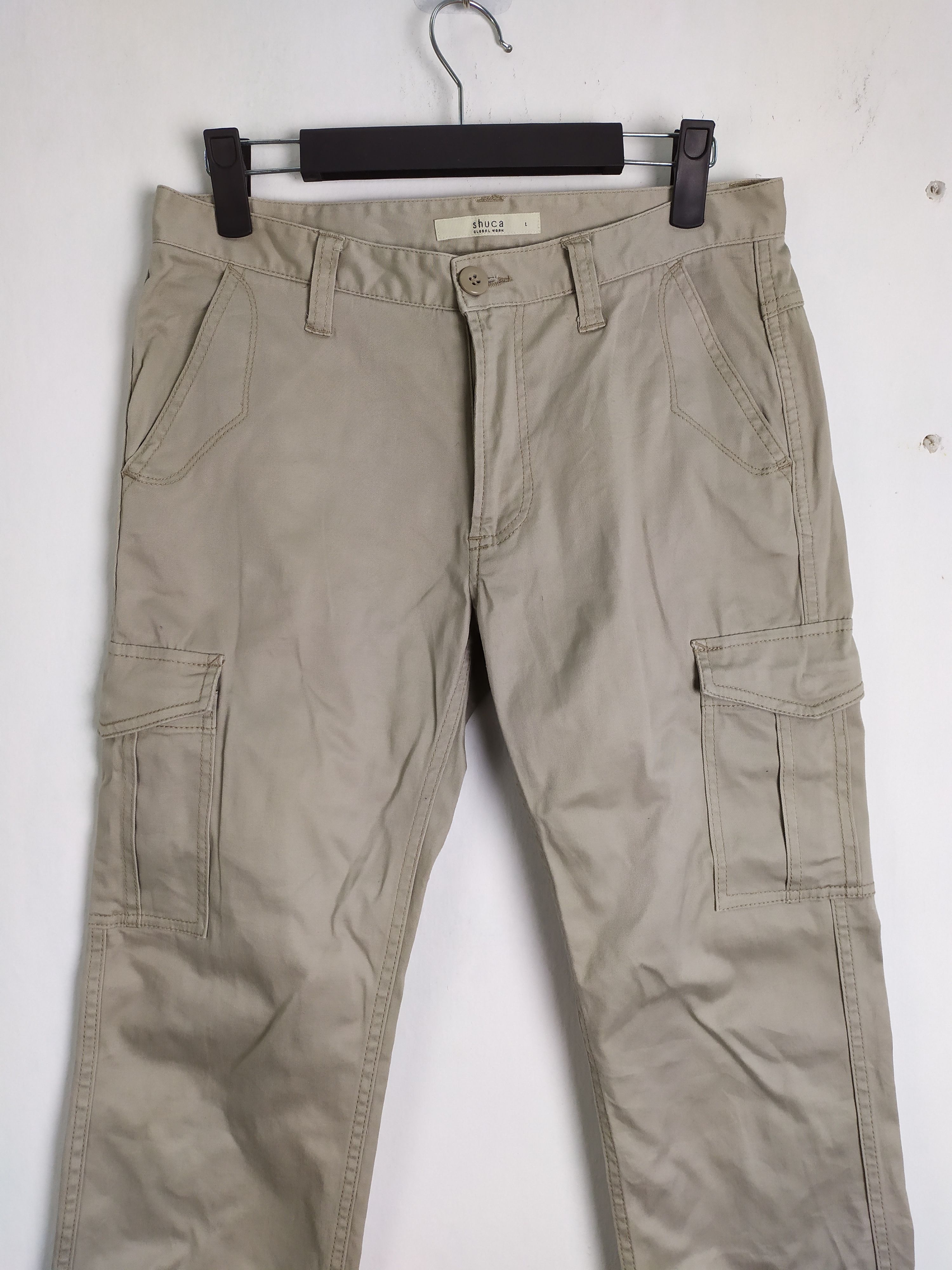 Global Work × Japanese Brand SHUCA GLOBAL CARGO PANTS/ TACTICAL CARGO PANTS Size US 28 / EU 44 - 4 Thumbnail