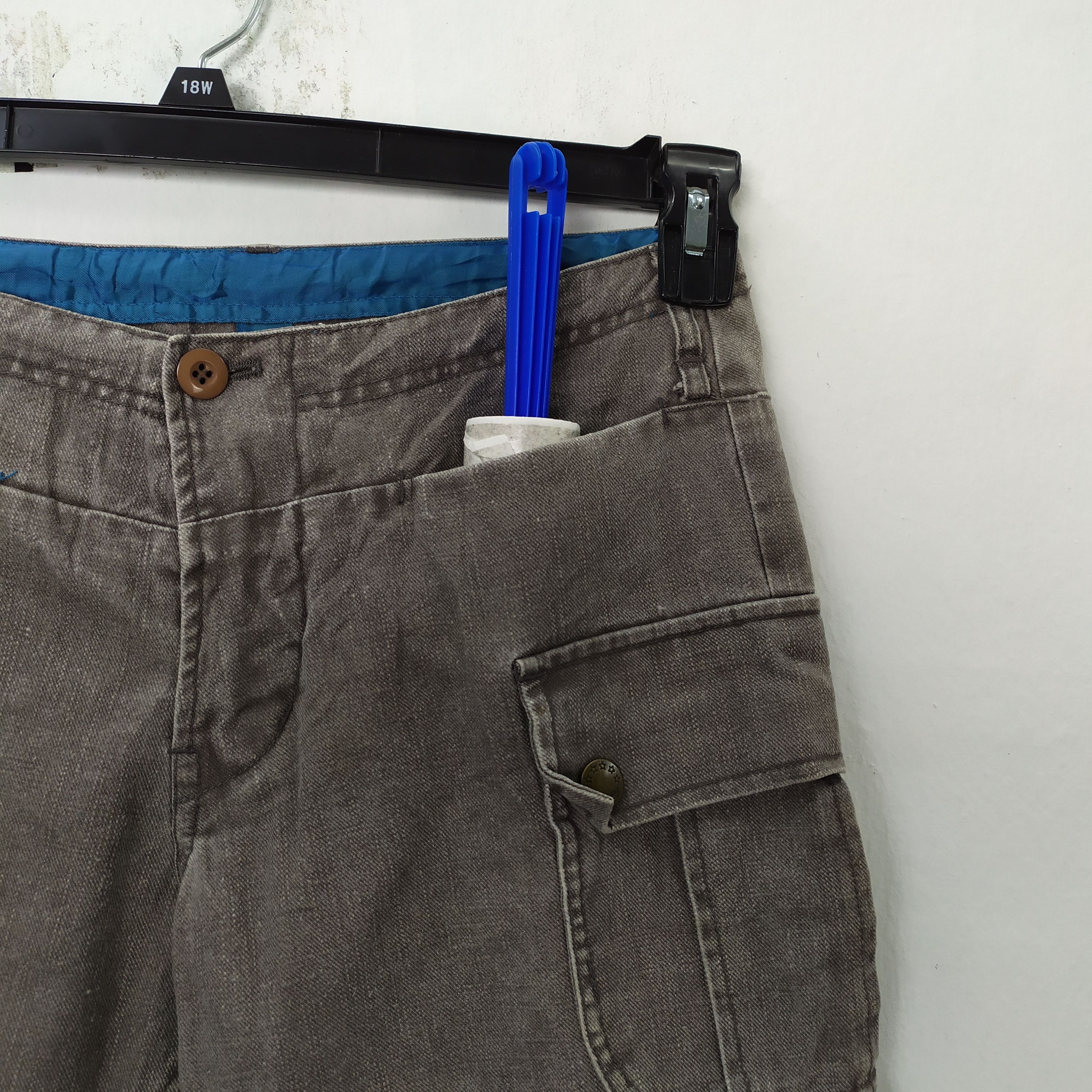Japanese Brand × Vintage BLANKETY BLANK X FADED CARGO PANTS/TACTICAL PANTS Size US 28 / EU 44 - 3 Thumbnail