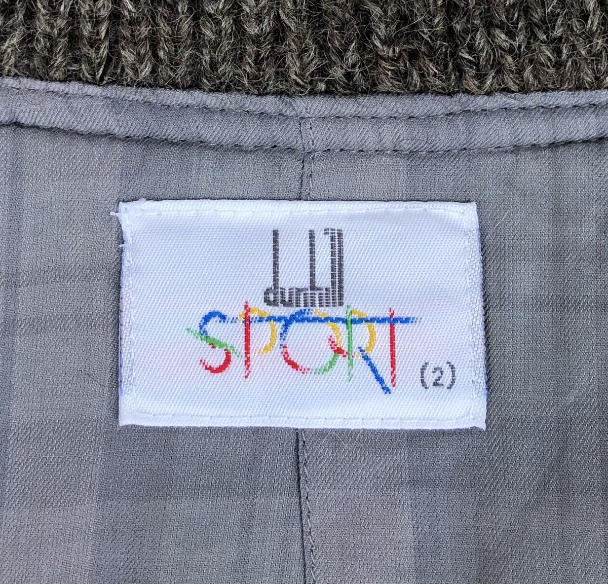 Vintage 90s Dunhill Sport Bombers Jacket Knitted Arms Leather Parts Size US M / EU 48-50 / 2 - 20 Thumbnail