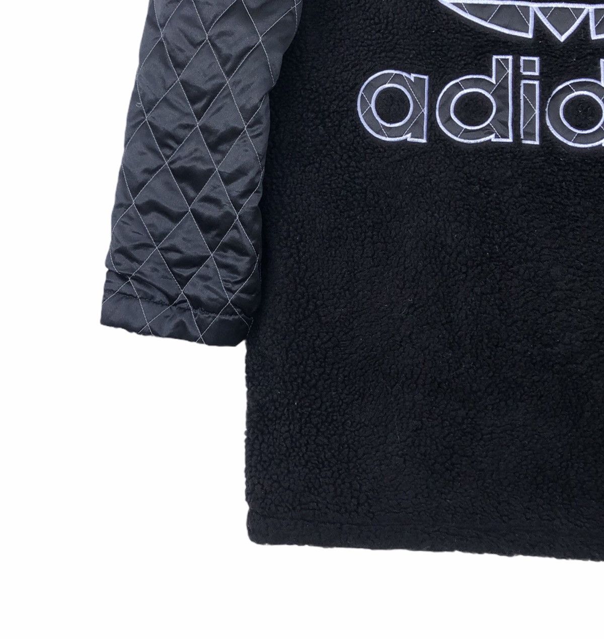 Adidas Vintage 90s Adidas Jacket Fleece Embroidery Big Logo Size US M / EU 48-50 / 2 - 7 Thumbnail