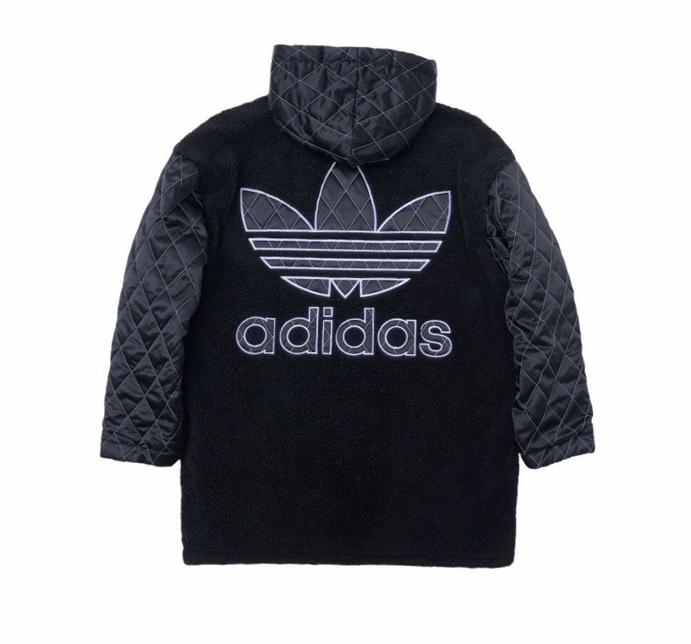 Adidas Vintage 90s Adidas Jacket Fleece Embroidery Big Logo Size US M / EU 48-50 / 2 - 9 Thumbnail