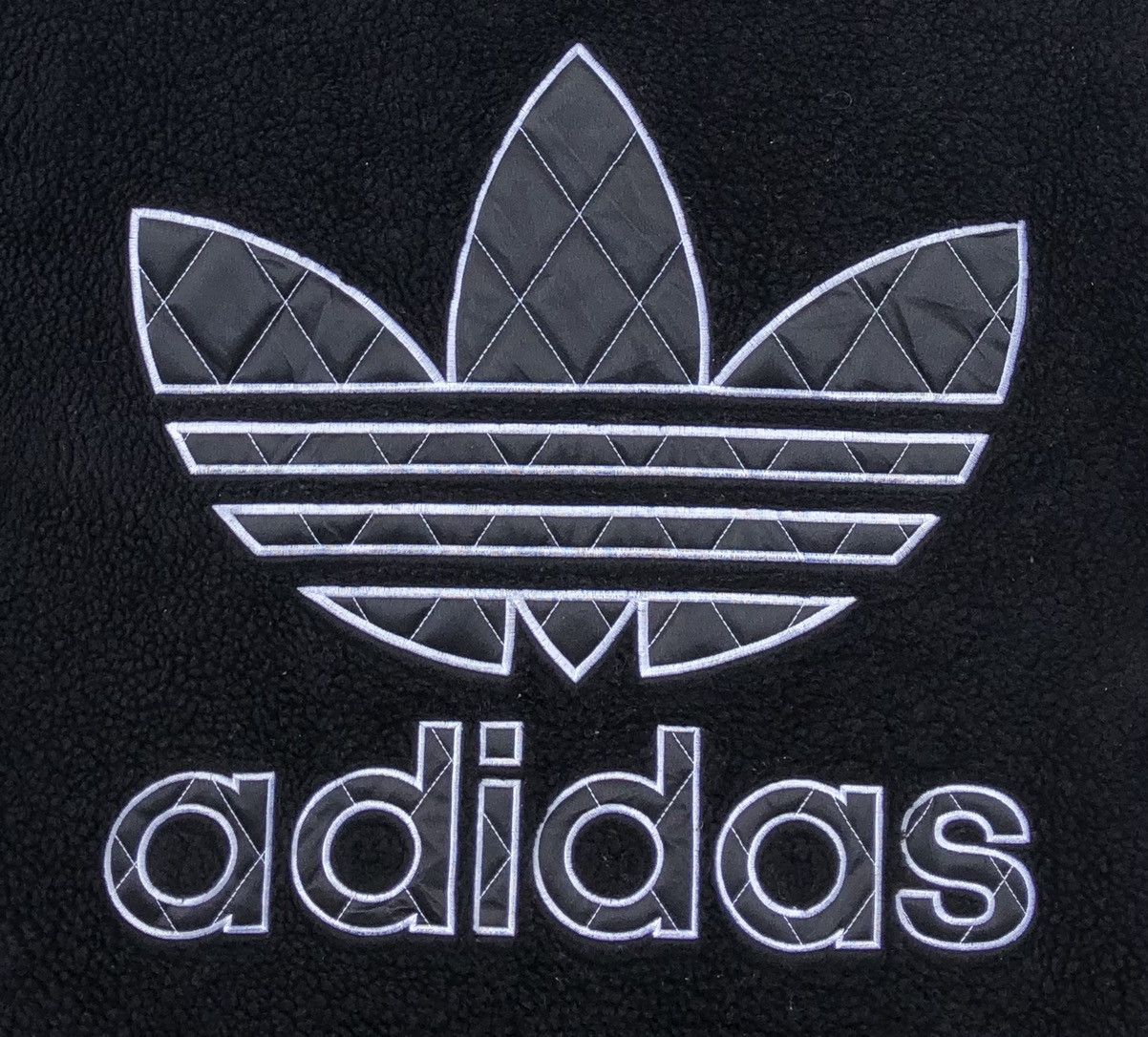 Adidas Vintage 90s Adidas Jacket Fleece Embroidery Big Logo Size US M / EU 48-50 / 2 - 5 Thumbnail