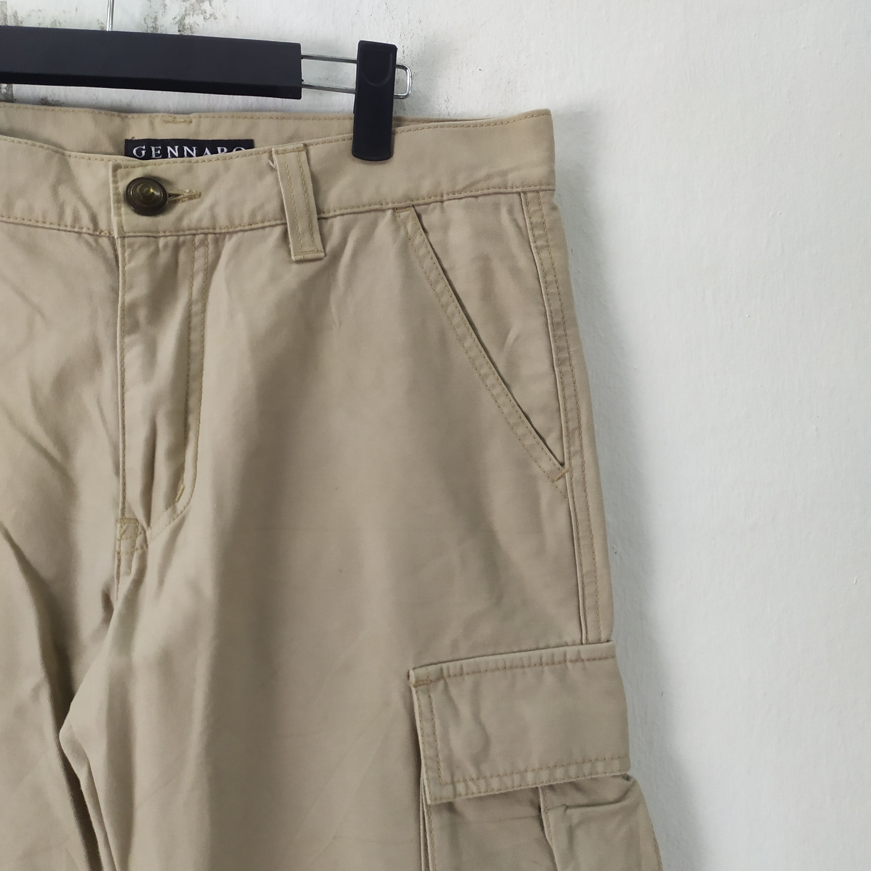 Japanese Brand VINTAGE GENNARO CARGO PANTS /TACTICAL PANTS Size US 30 / EU 46 - 5 Thumbnail