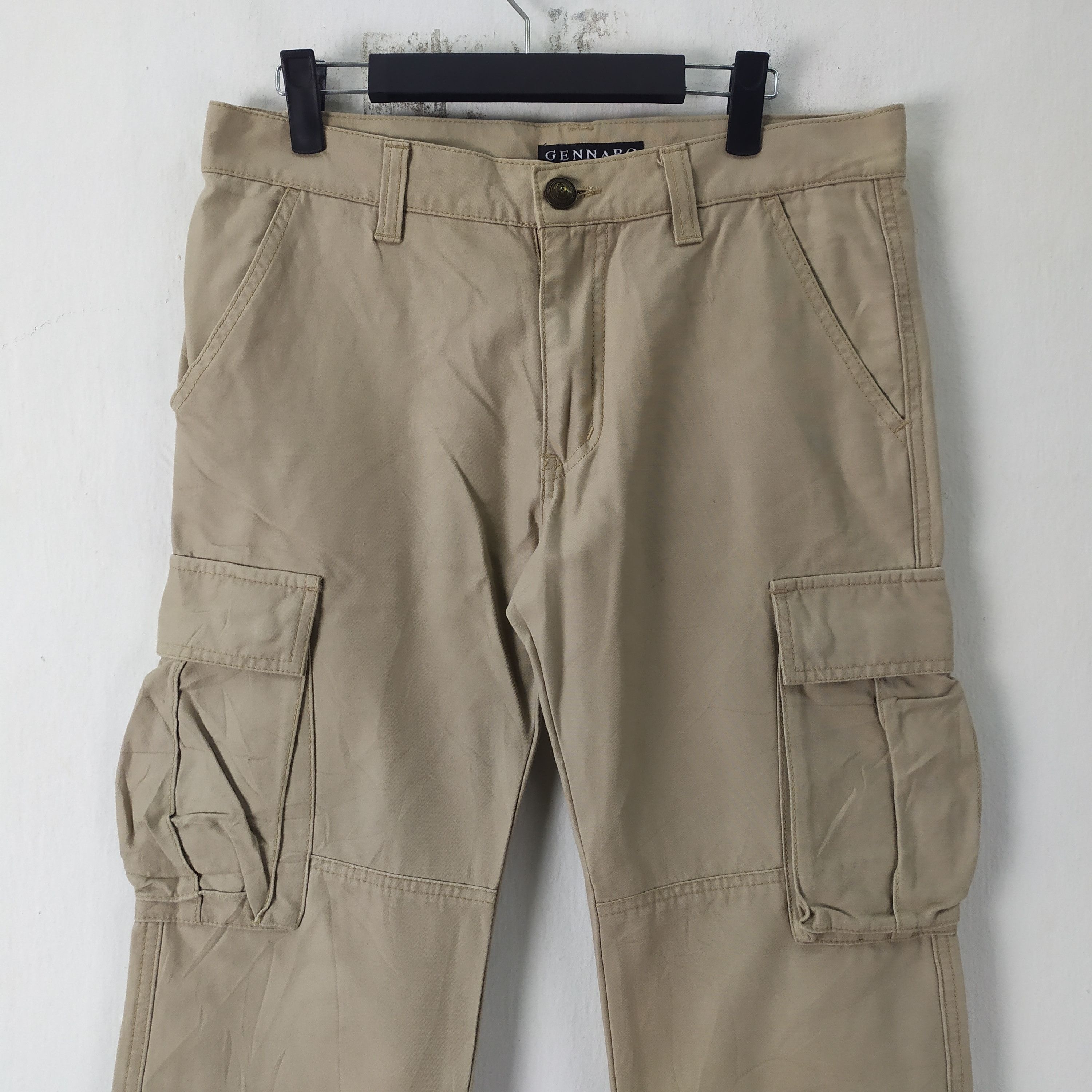Japanese Brand VINTAGE GENNARO CARGO PANTS /TACTICAL PANTS Size US 30 / EU 46 - 7 Thumbnail