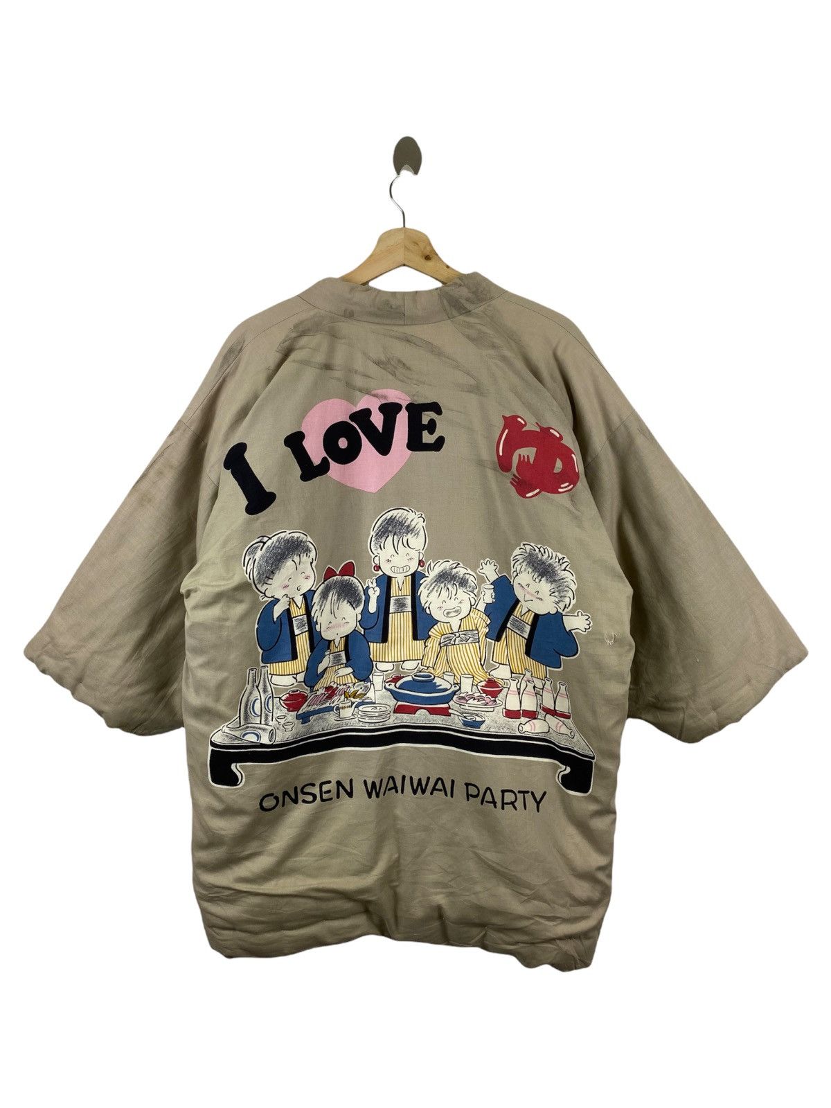 Japanese Brand × Komono × Vintage Vintage Printed Kimono jacket style Size US M / EU 48-50 / 2 - 1 Thumbnail