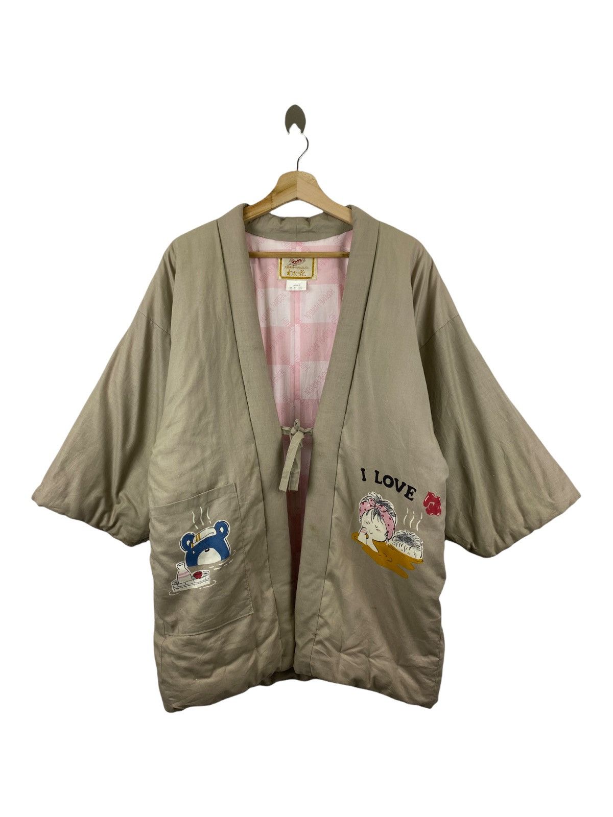 Japanese Brand × Komono × Vintage Vintage Printed Kimono jacket style Size US M / EU 48-50 / 2 - 2 Thumbnail