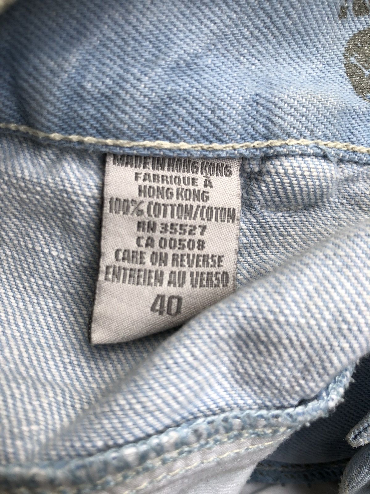 Marithe + Francois Girbaud MFG OVP "Cyberpunk" Super Baggy Big Size Denim Size US 40 / EU 56 - 9 Thumbnail