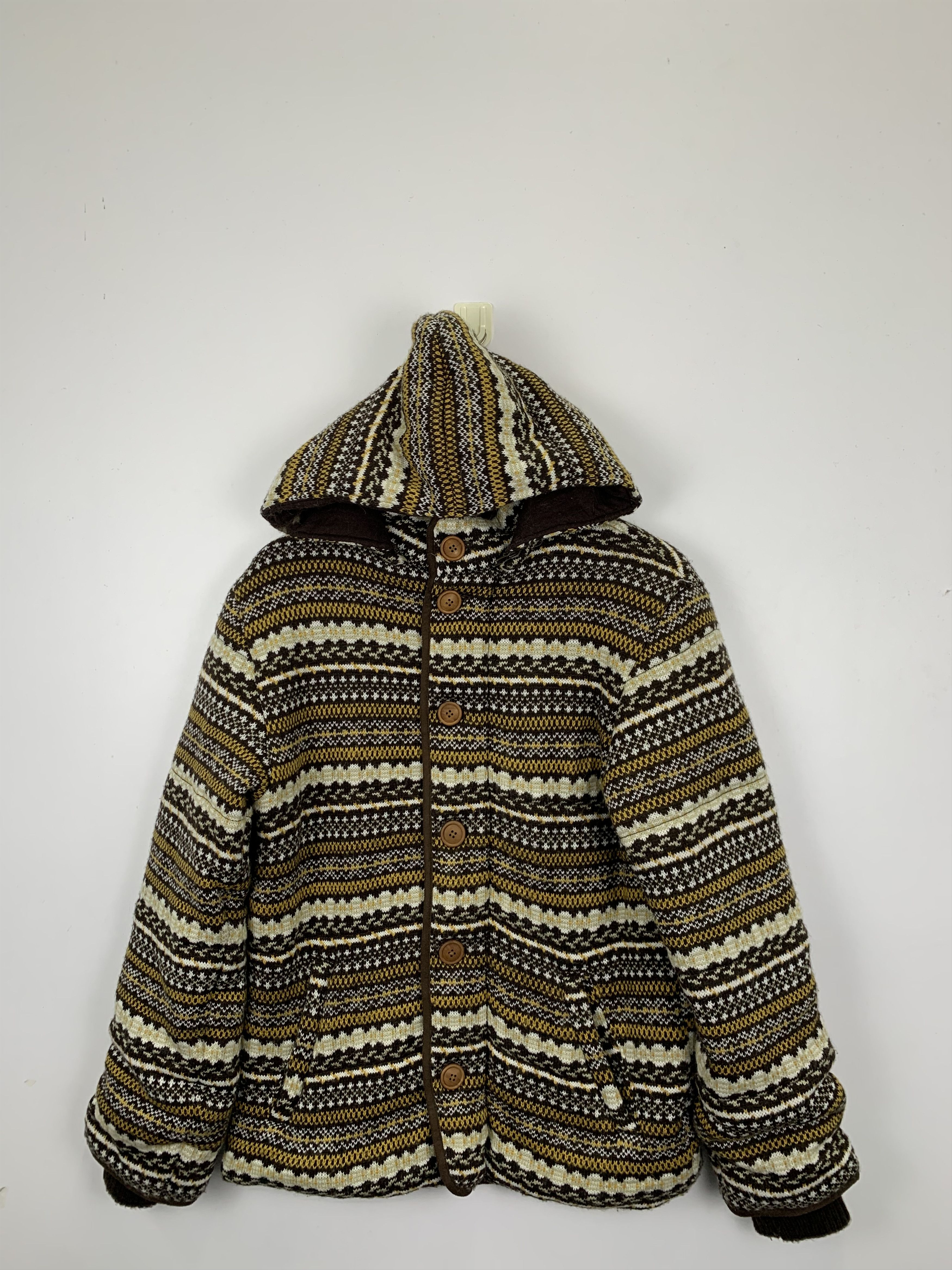 If Six Was Nine Vintage Japanese Brand Navajo Wool Jacket J0836 Size US L / EU 52-54 / 3 - 1 Thumbnail