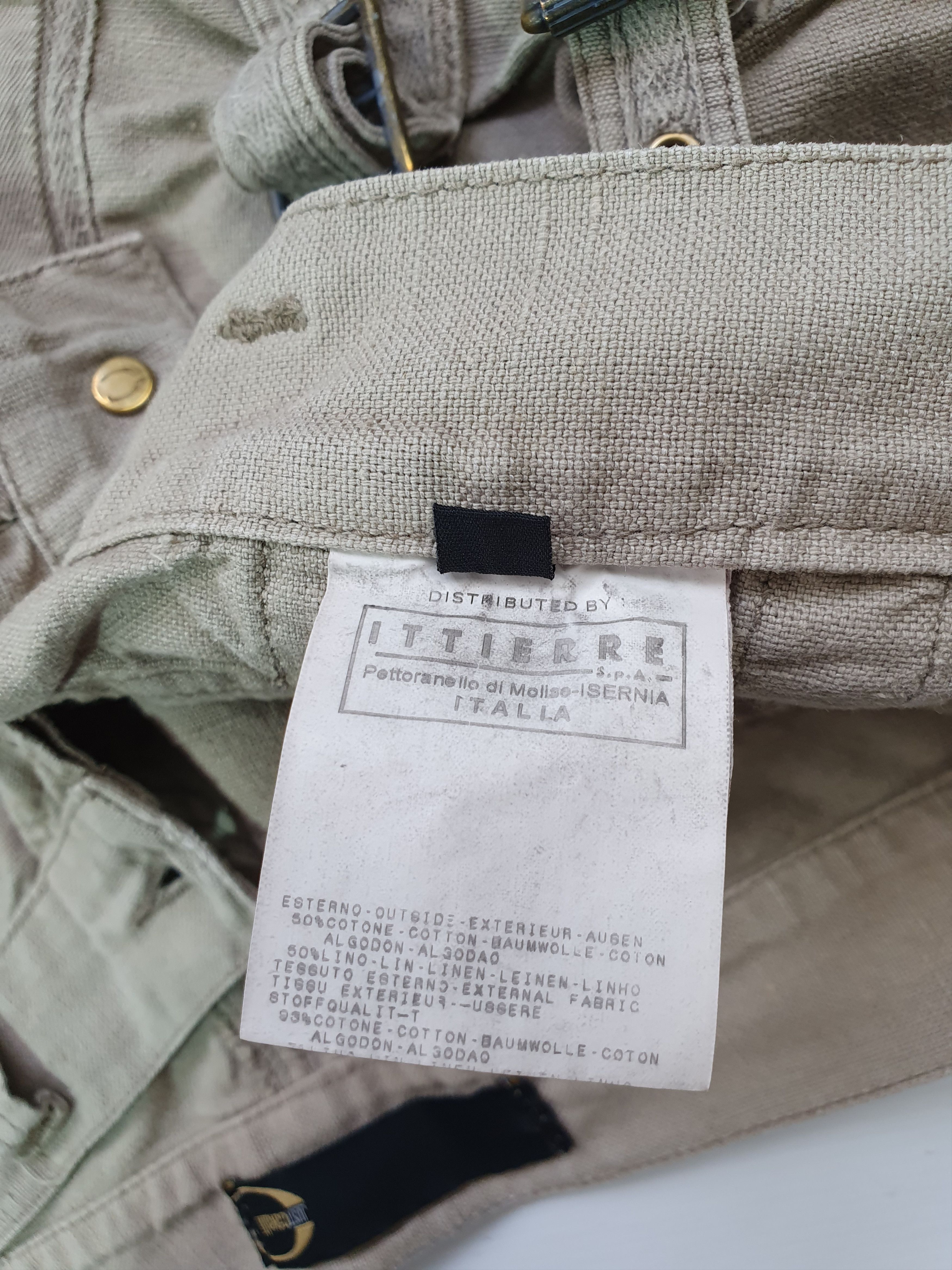 Just Cavalli 2006 Just Cavalli Cargo Gun Pocket Utility Linen Pant Size US 30 / EU 46 - 11 Thumbnail