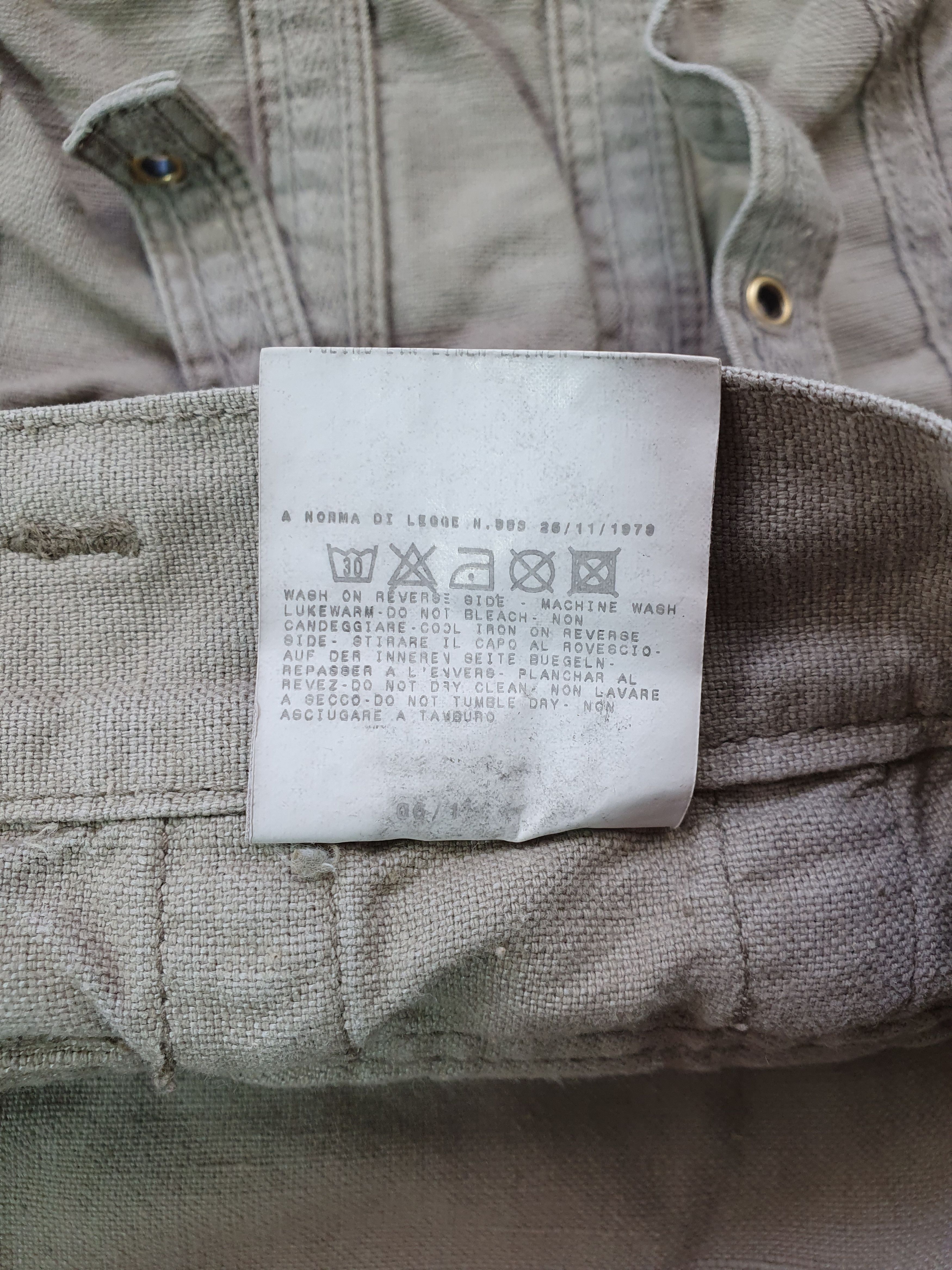 Just Cavalli 2006 Just Cavalli Cargo Gun Pocket Utility Linen Pant Size US 30 / EU 46 - 12 Thumbnail