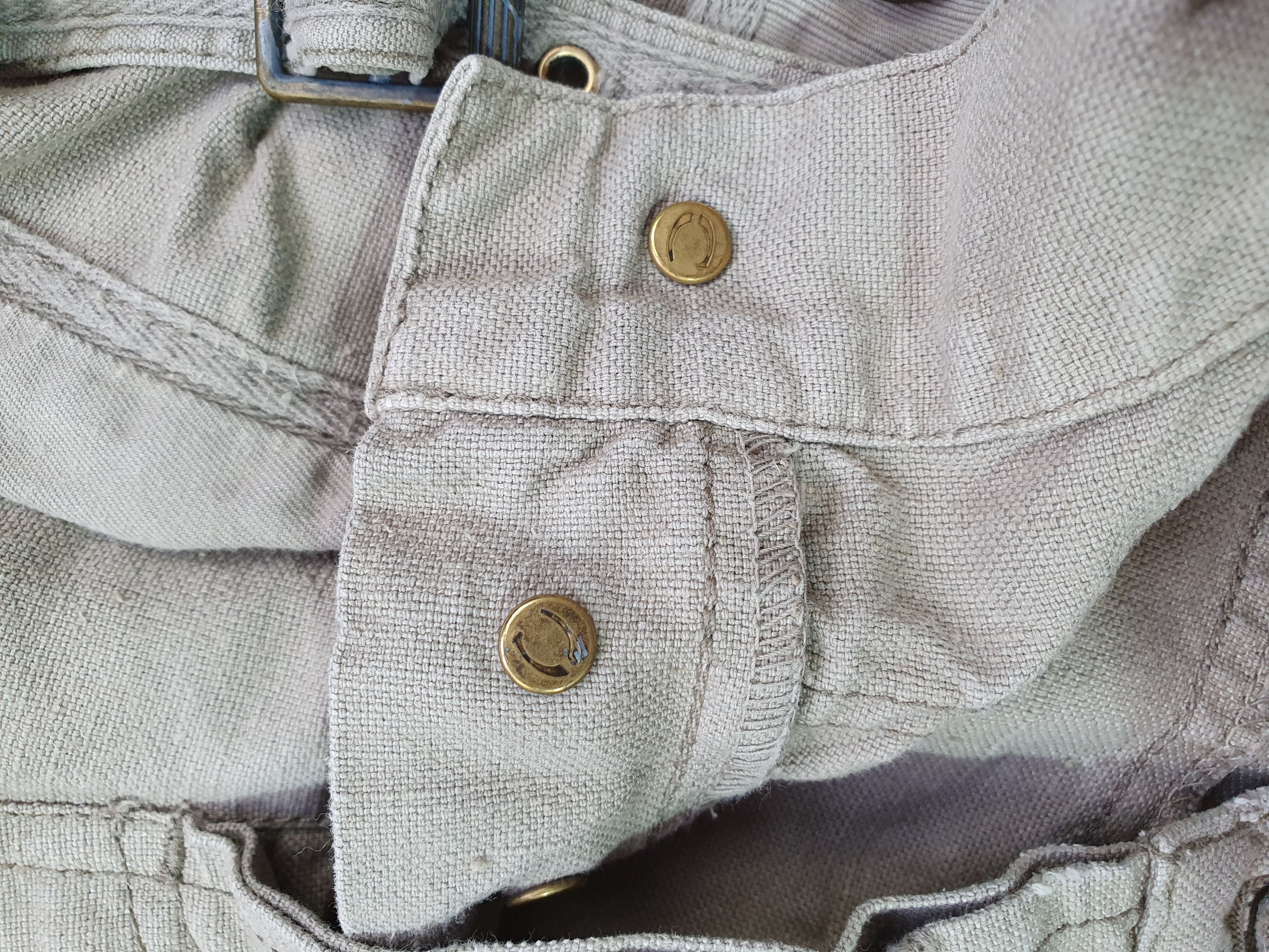 Just Cavalli 2006 Just Cavalli Cargo Gun Pocket Utility Linen Pant Size US 30 / EU 46 - 10 Thumbnail