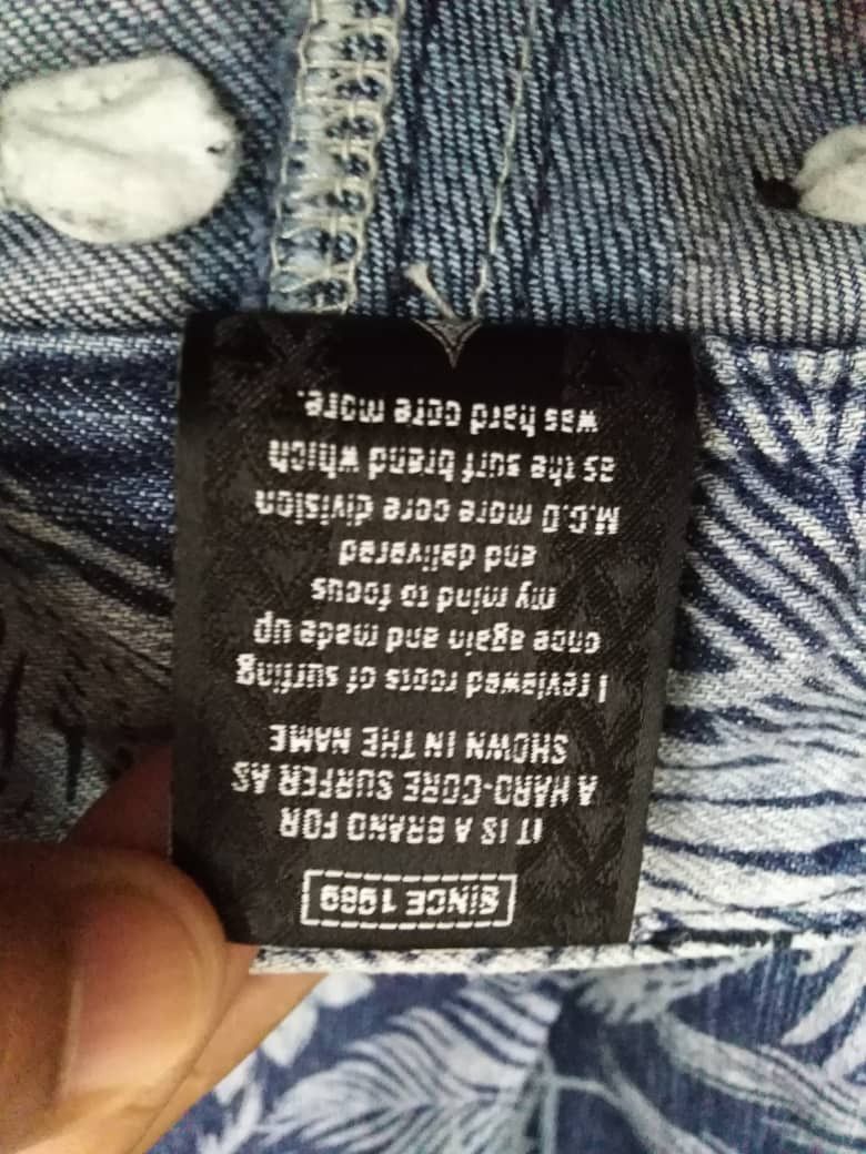 Hysteric Glamour Vintage Japanese Brand Rare Fullprinted Denim Size US 34 / EU 50 - 8 Thumbnail