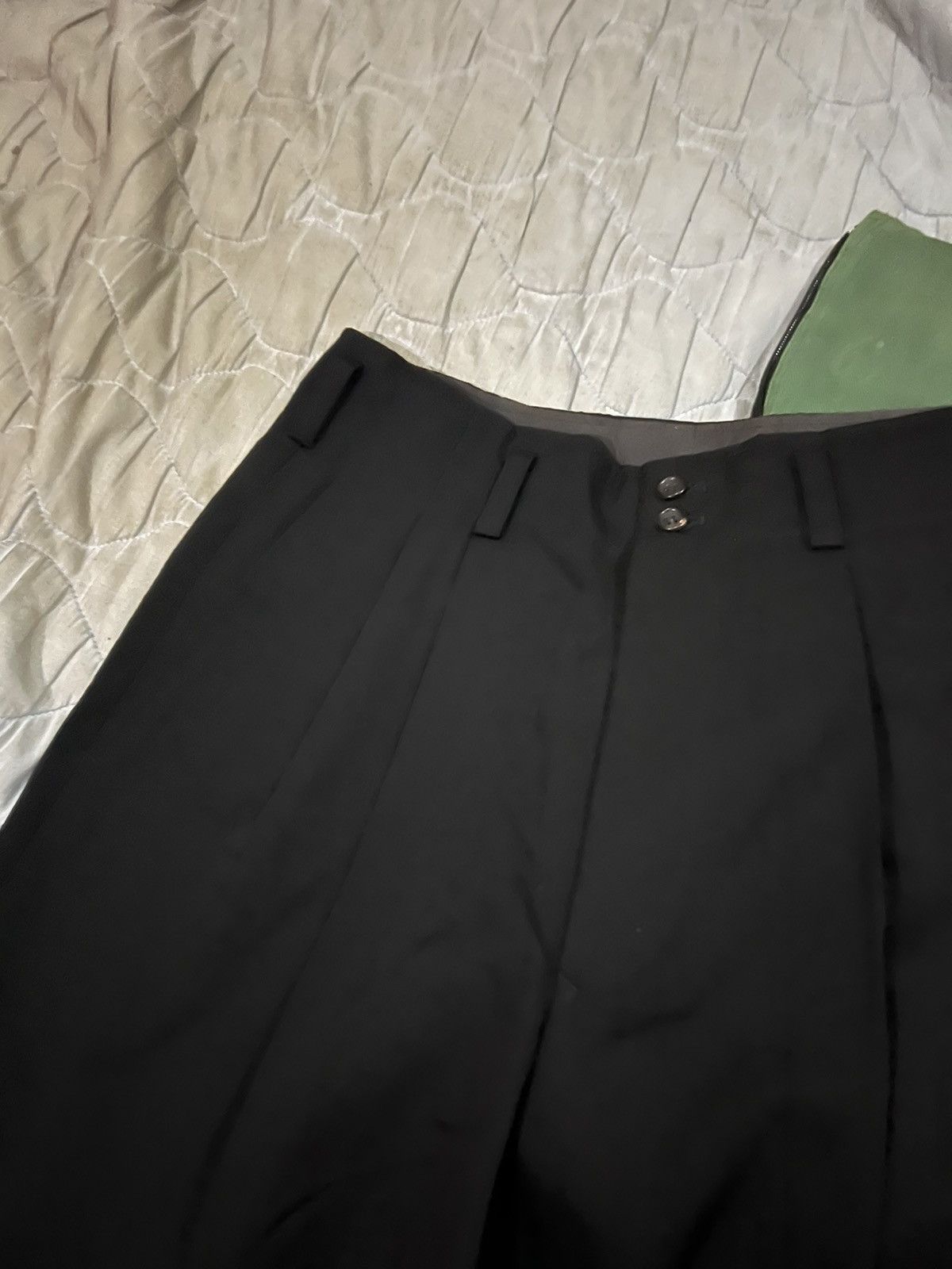 Yohji Yamamoto YOHJI YAMAMOTO LQ 80s Minimal 🎈Gabardine Pants Size US 32 / EU 48 - 9 Thumbnail