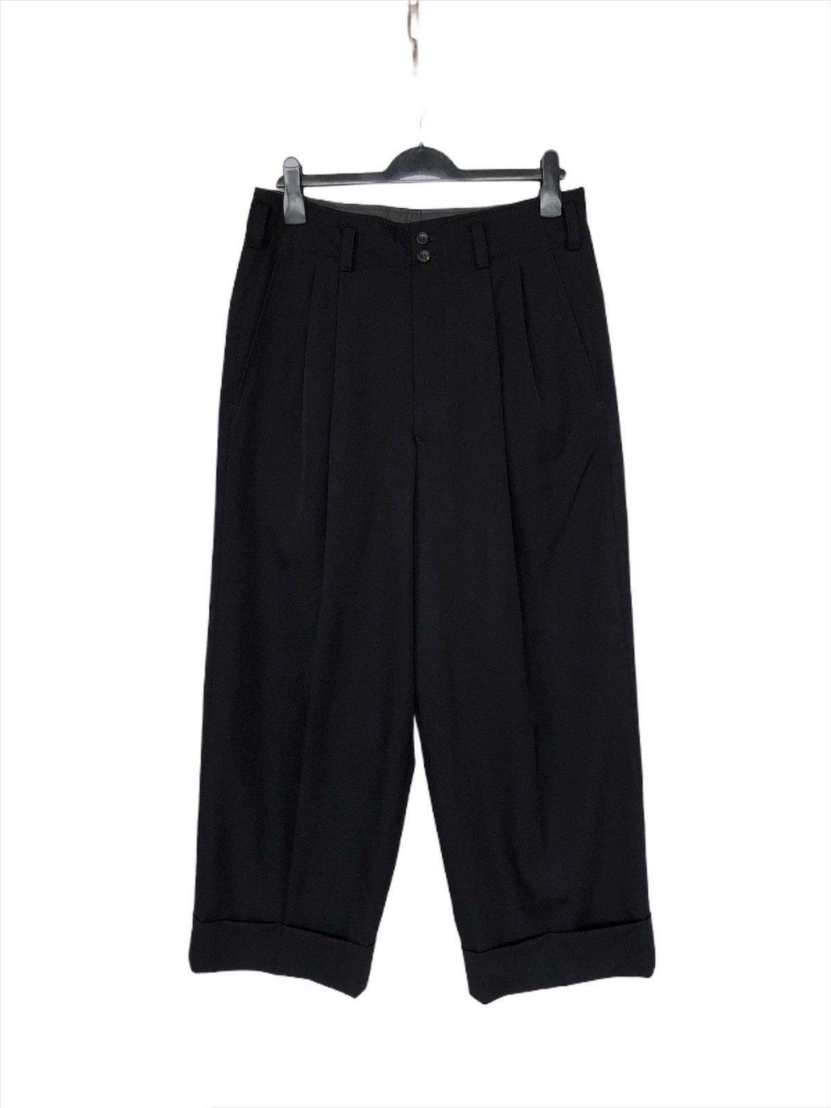Yohji Yamamoto YOHJI YAMAMOTO LQ 80s Minimal 🎈Gabardine Pants Size US 32 / EU 48 - 3 Thumbnail