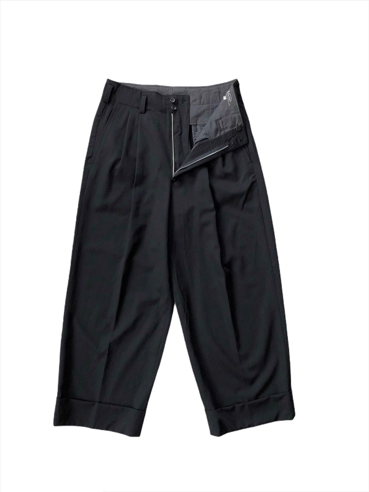 Yohji Yamamoto YOHJI YAMAMOTO LQ 80s Minimal 🎈Gabardine Pants Size US 32 / EU 48 - 1 Thumbnail