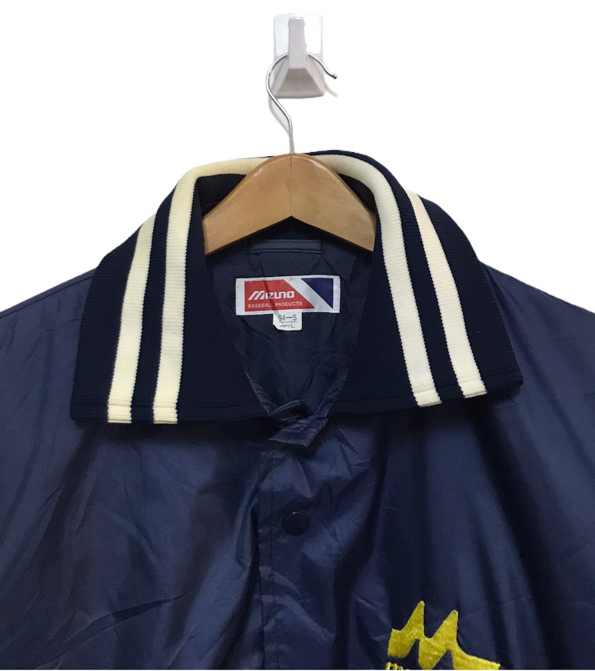 Japanese Brand × Mizuno × Vintage Pickup !! Mizuno varsity jacket Size US L / EU 52-54 / 3 - 4 Thumbnail