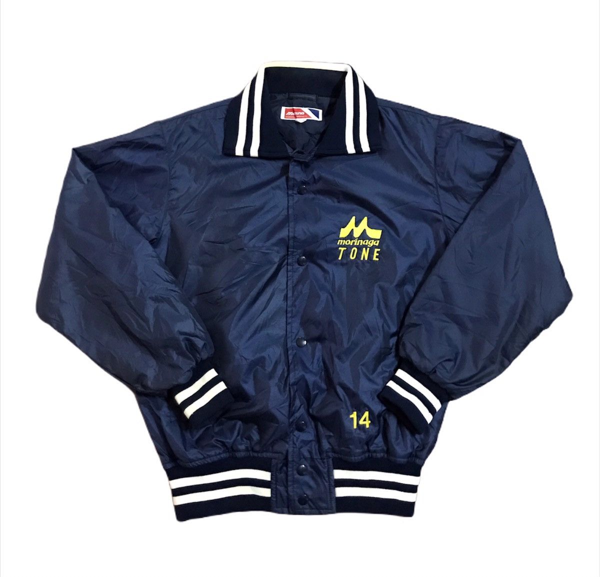 Japanese Brand × Mizuno × Vintage Pickup !! Mizuno varsity jacket Size US L / EU 52-54 / 3 - 1 Thumbnail