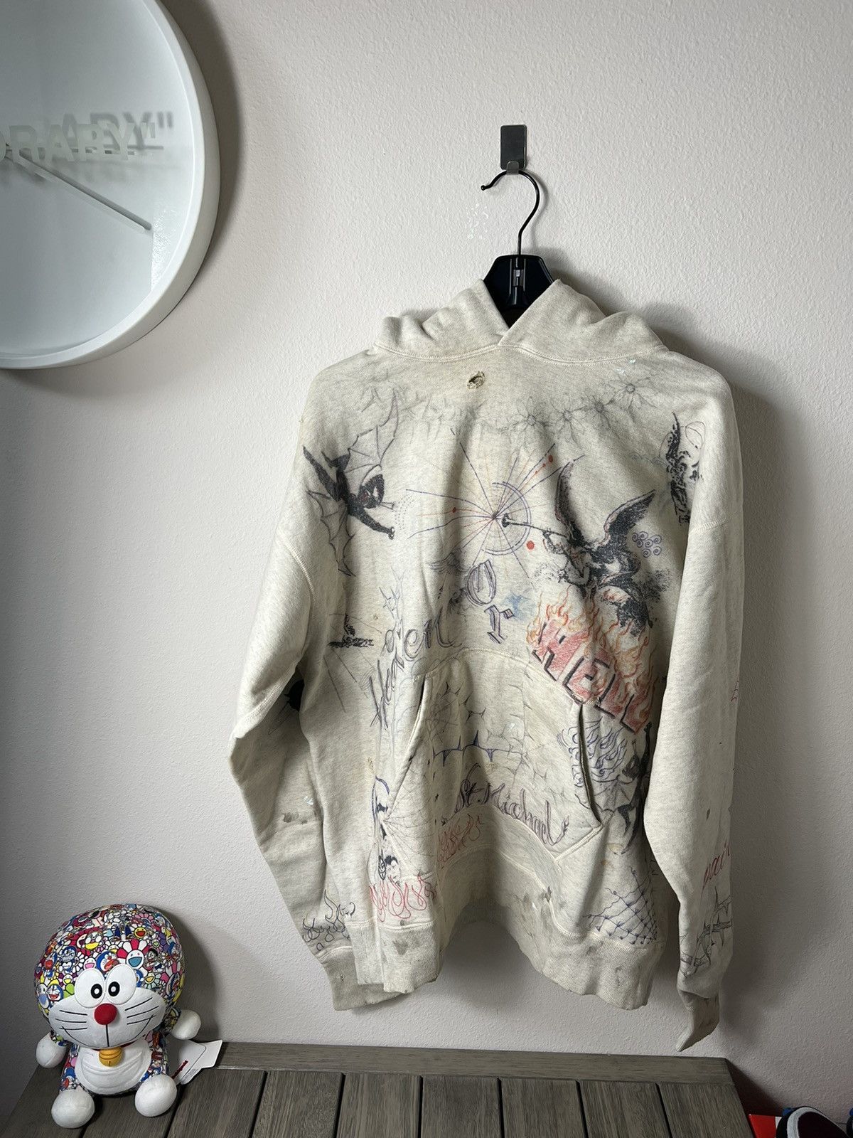 Dr Woo x Saint Michael Graffiti Hoodie
