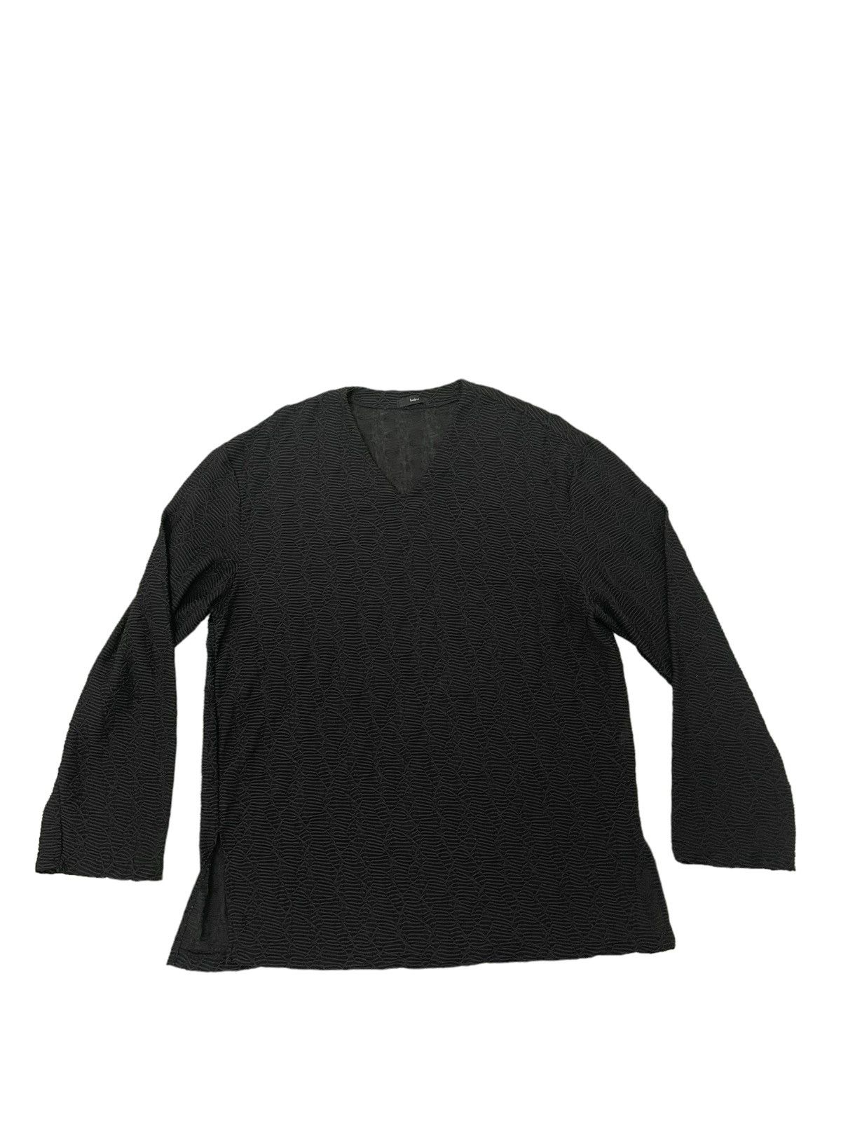 Bajra Bajra Thin Pleated See Through Long Sleeves Shirt 40🟩 Size US L / EU 52-54 / 3 - 1 Thumbnail