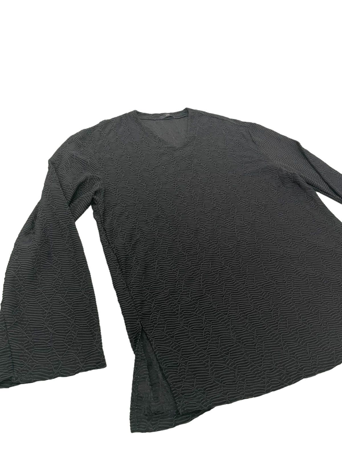 Bajra Bajra Thin Pleated See Through Long Sleeves Shirt 40🟩 Size US L / EU 52-54 / 3 - 2 Thumbnail