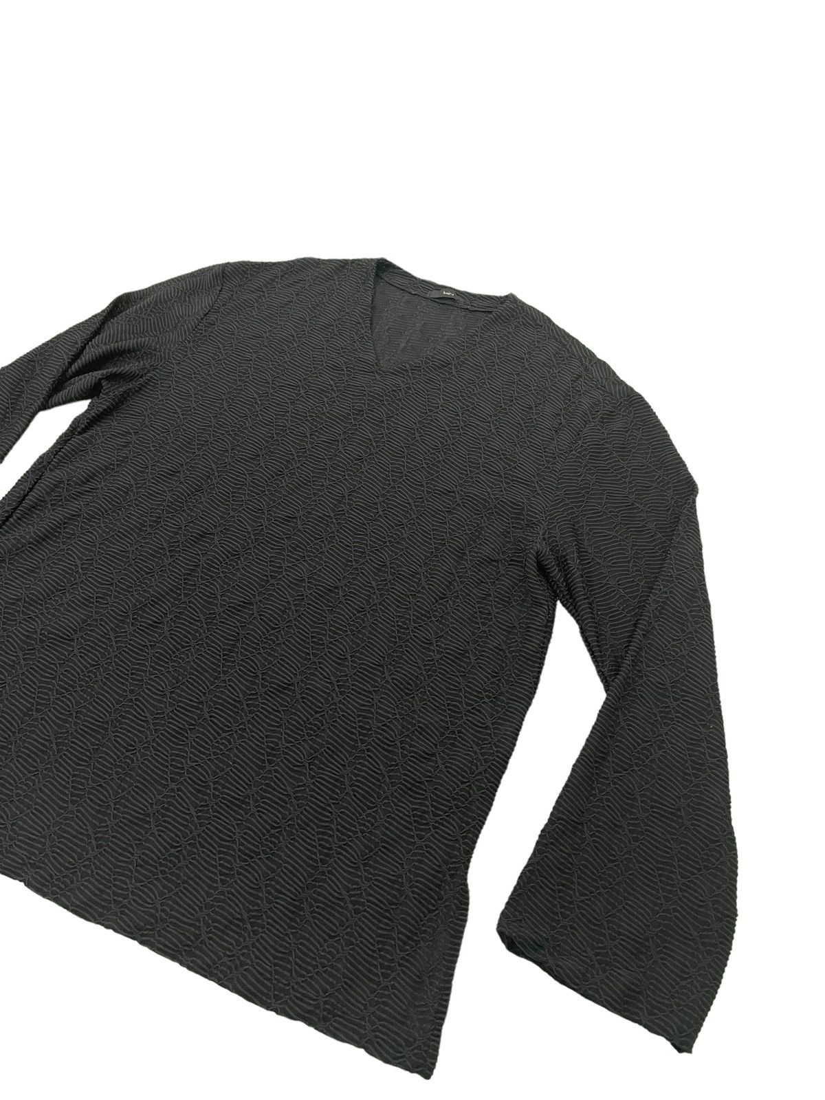 Bajra Bajra Thin Pleated See Through Long Sleeves Shirt 40🟩 Size US L / EU 52-54 / 3 - 3 Thumbnail