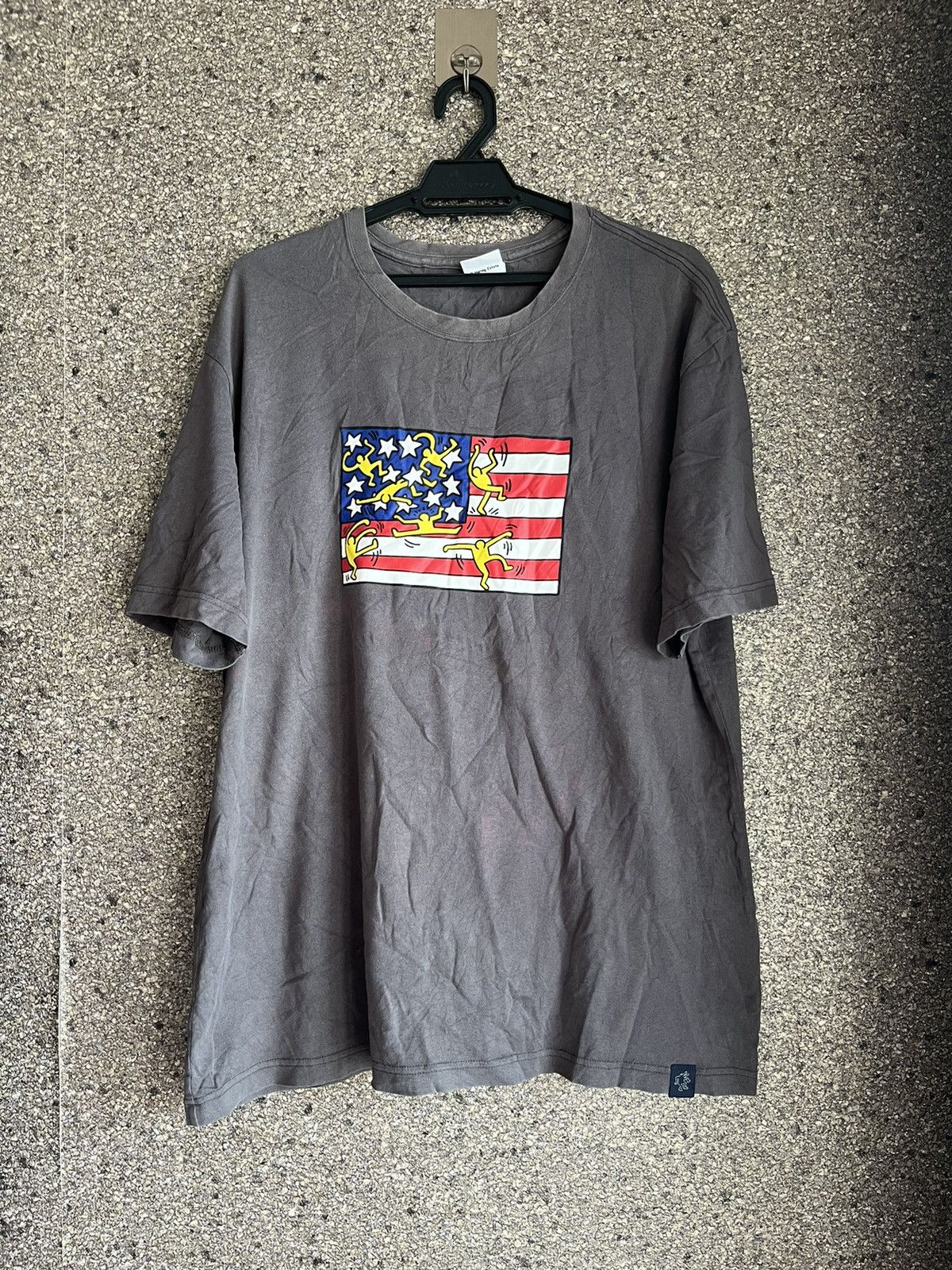 image of Vintage K Haring Ft13 in Grey, Men's (Size XL)